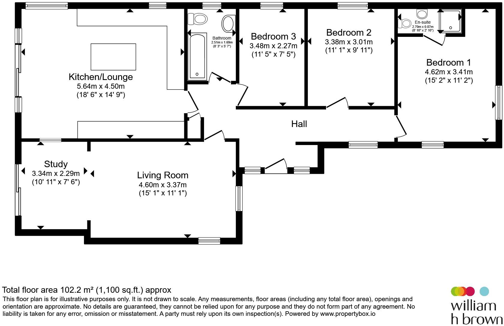 Penzance Road, Kesgrave, Ipswich floorplan