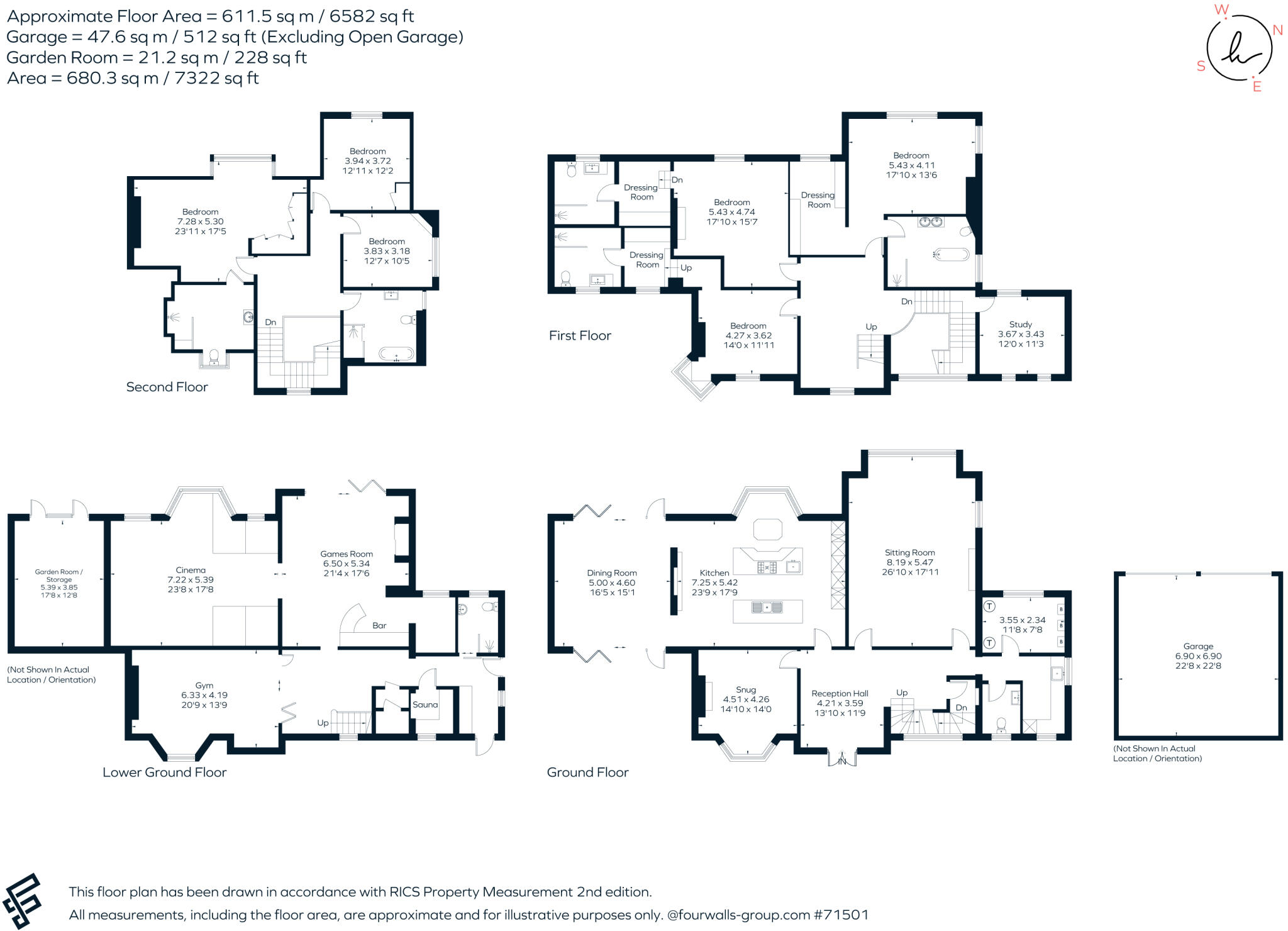 Oakley Road, Battledown, Cheltenham, Gloucestershire, GL52 floorplan