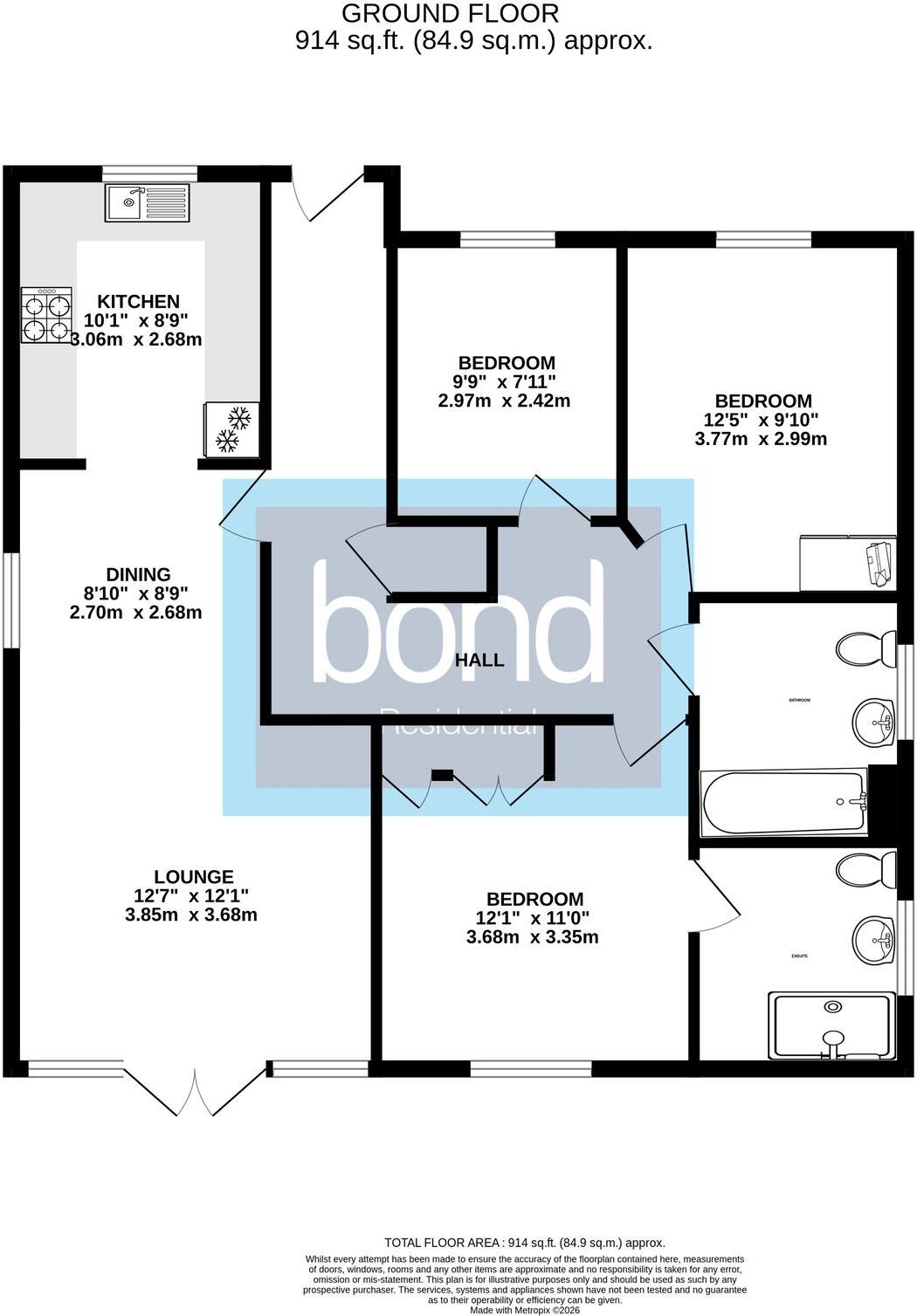 Oxford Place, Maldon, CM9 floorplan