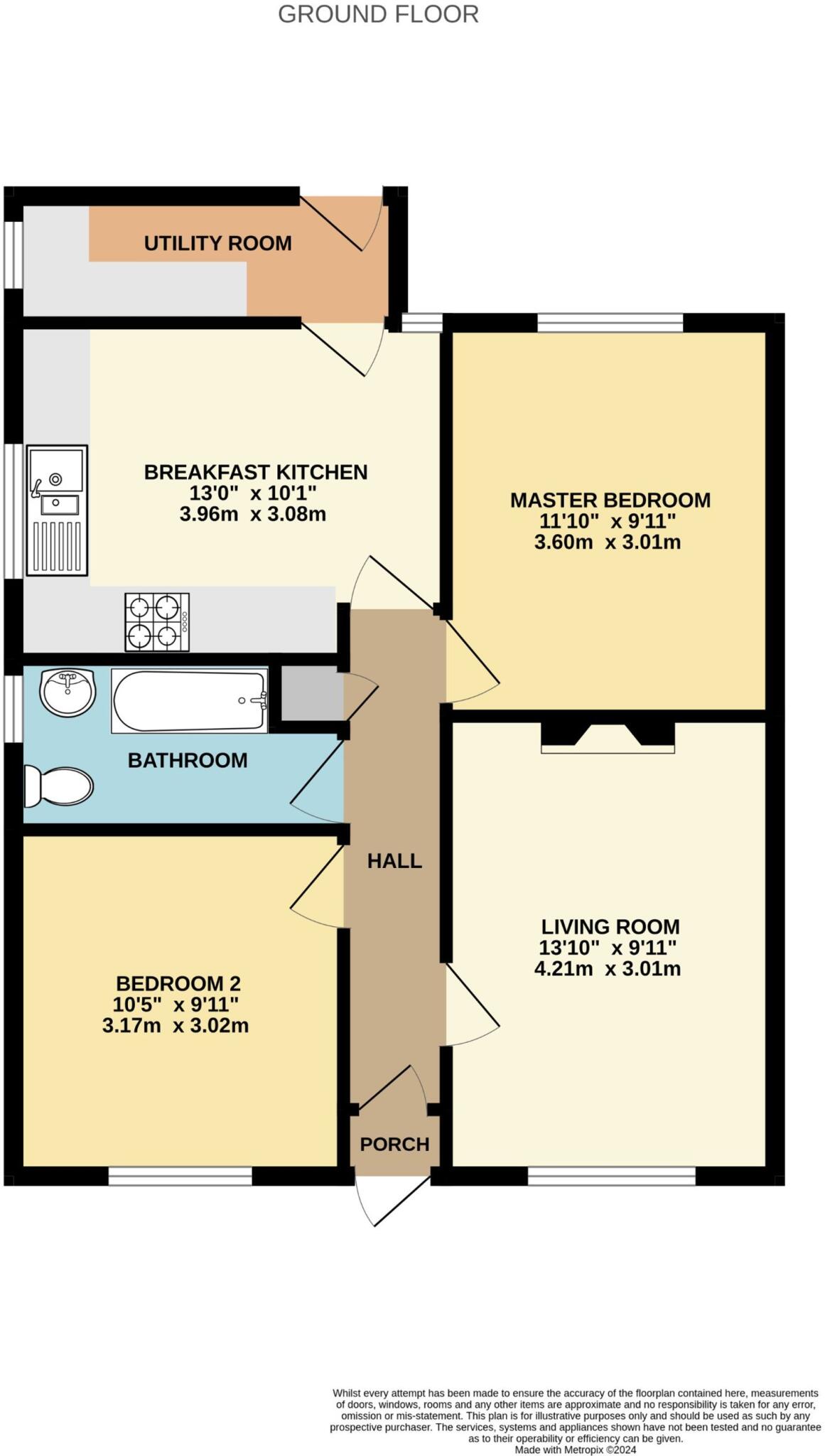 The Lawns, Wellington, TF1 floorplan