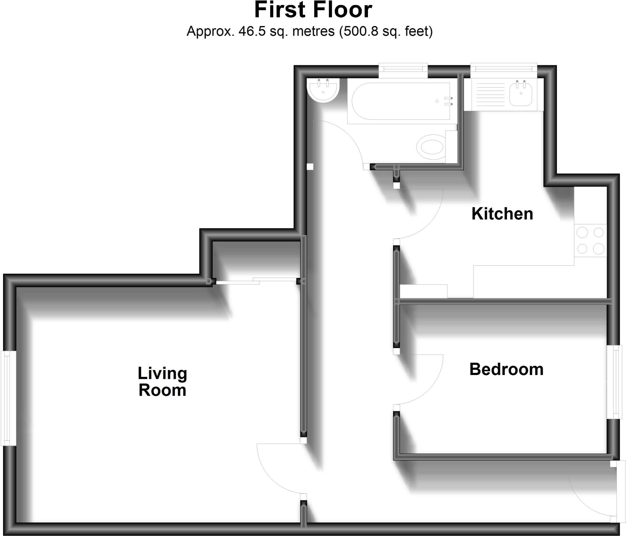 London Road Maidstone ME16 floorplan