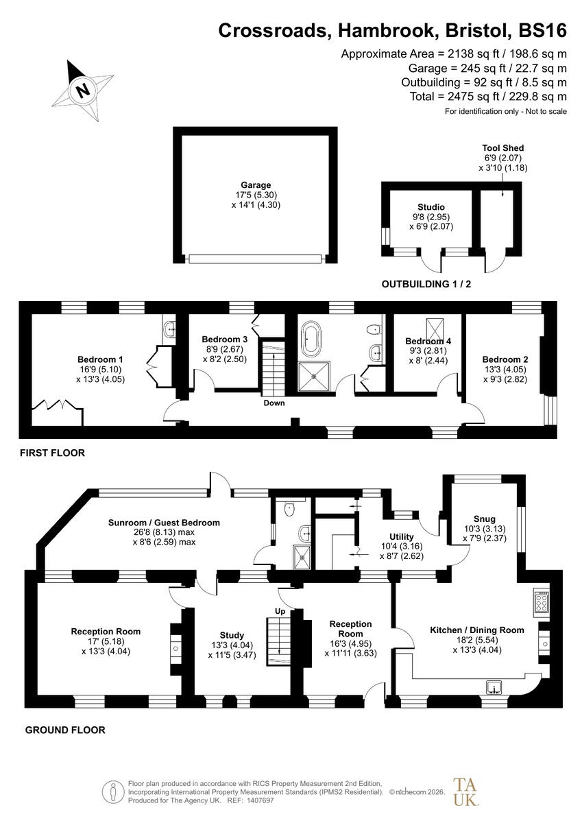 Crossroads, Bristol, BS16 floorplan