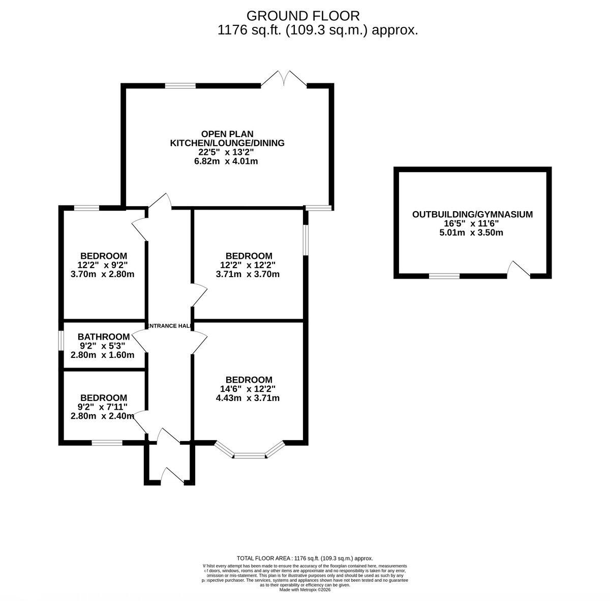 Darracott Road, Southbourne, BH5 floorplan
