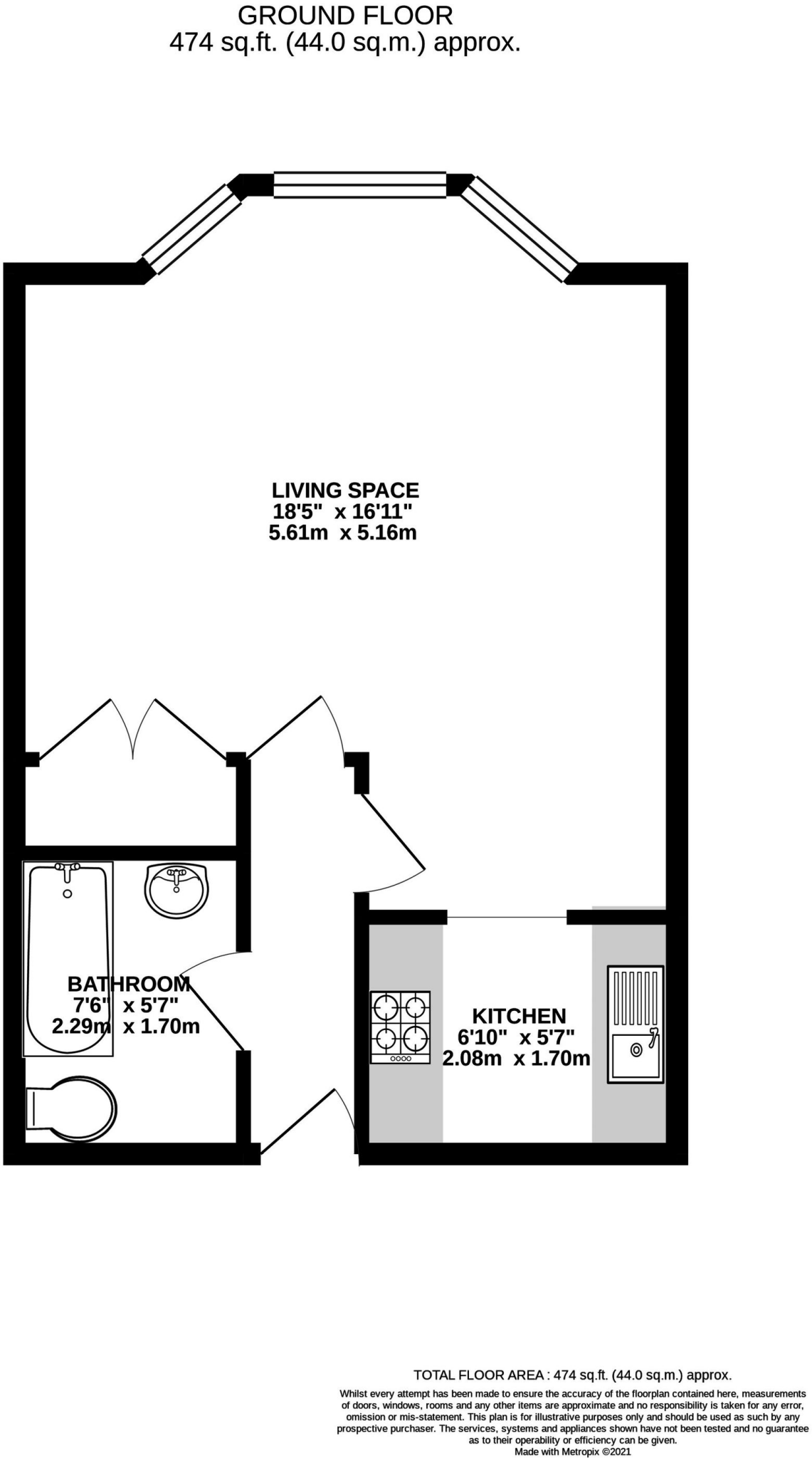 Stokes Croft, Avonmead House, BS1 3QD floorplan