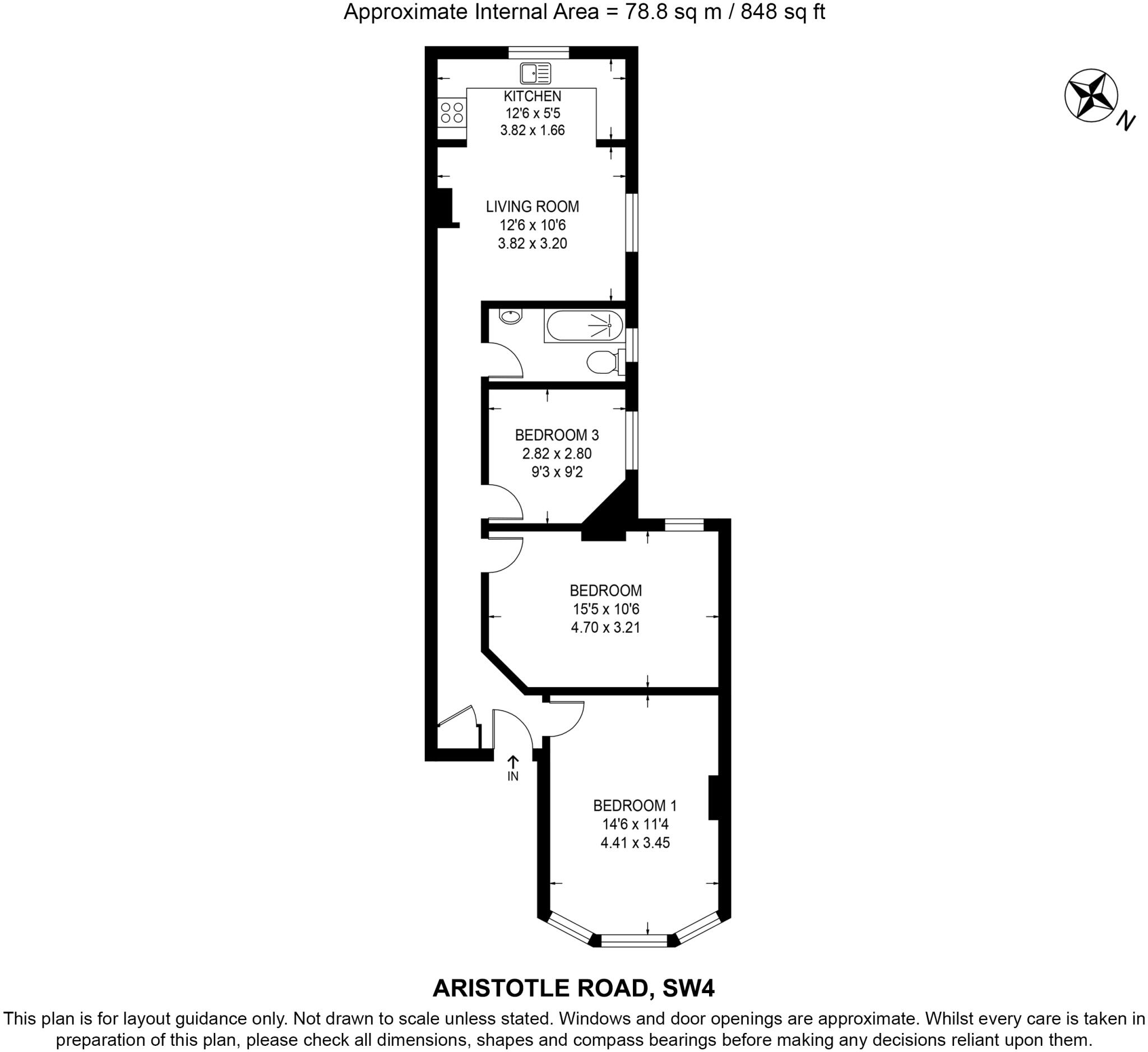 Aristotle Road, SW4 floorplan