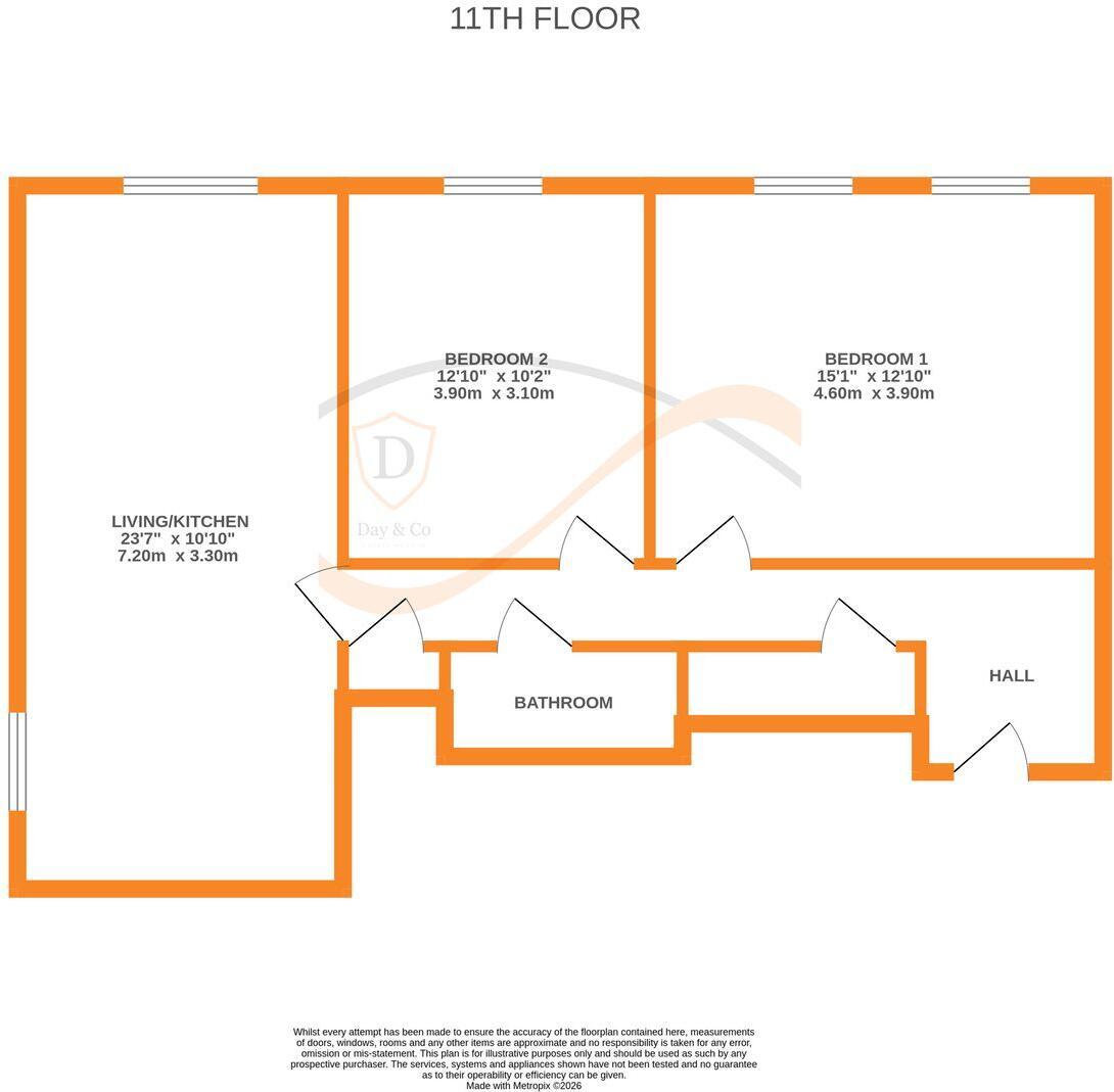 Parkwood Rise, Keighley, West Yorkshire, BD21 4RF floorplan