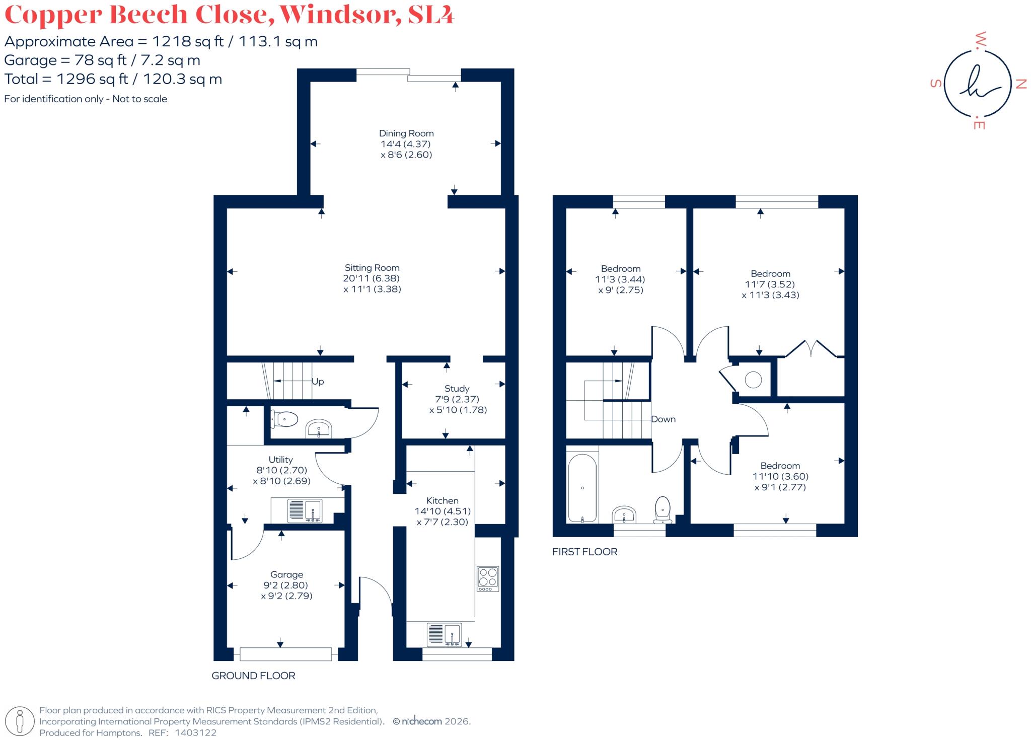 Copper Beech Close, Windsor, SL4 floorplan