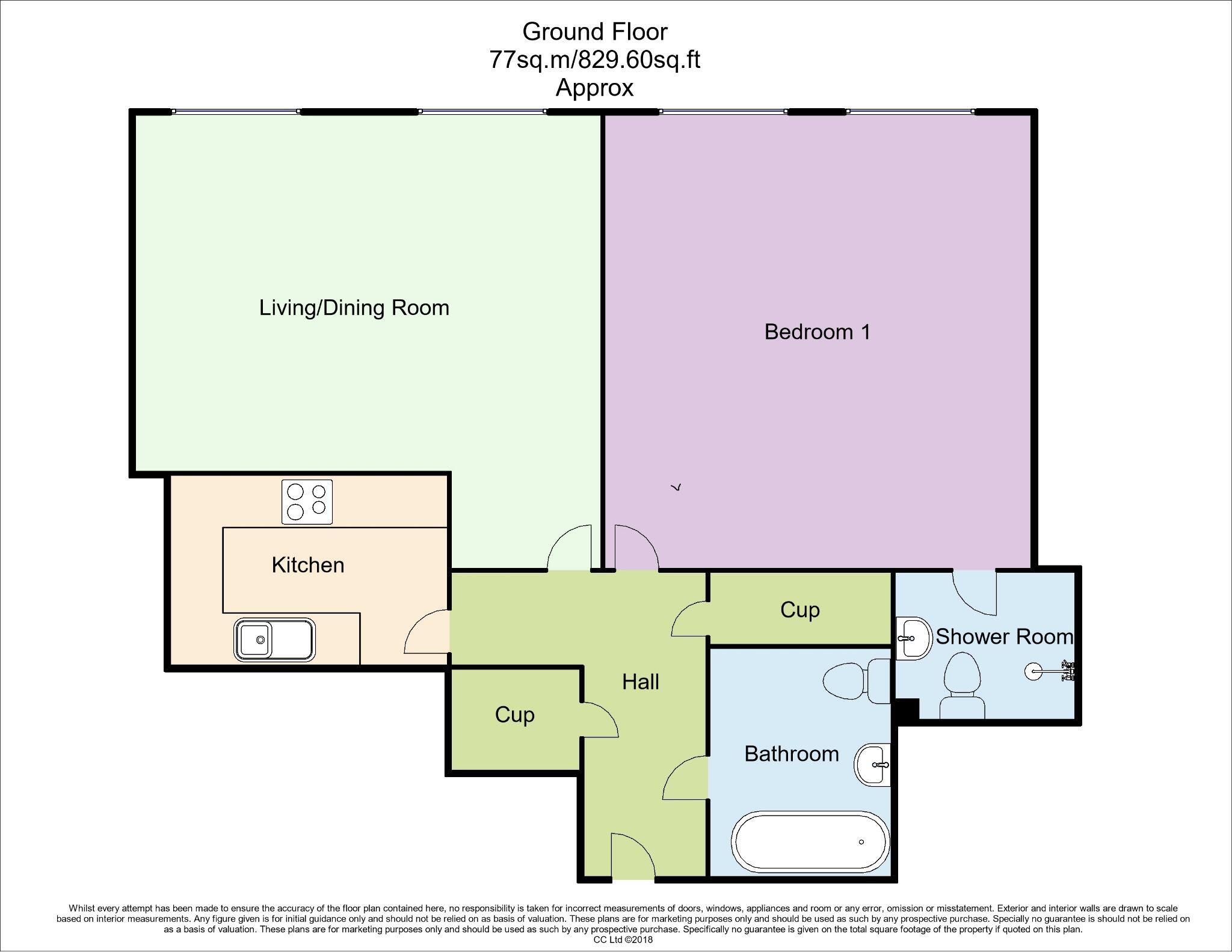 Lexington Place, 7 Plumptre Street, Nottingham, Nottinghamshire, NG1 1AN floorplan