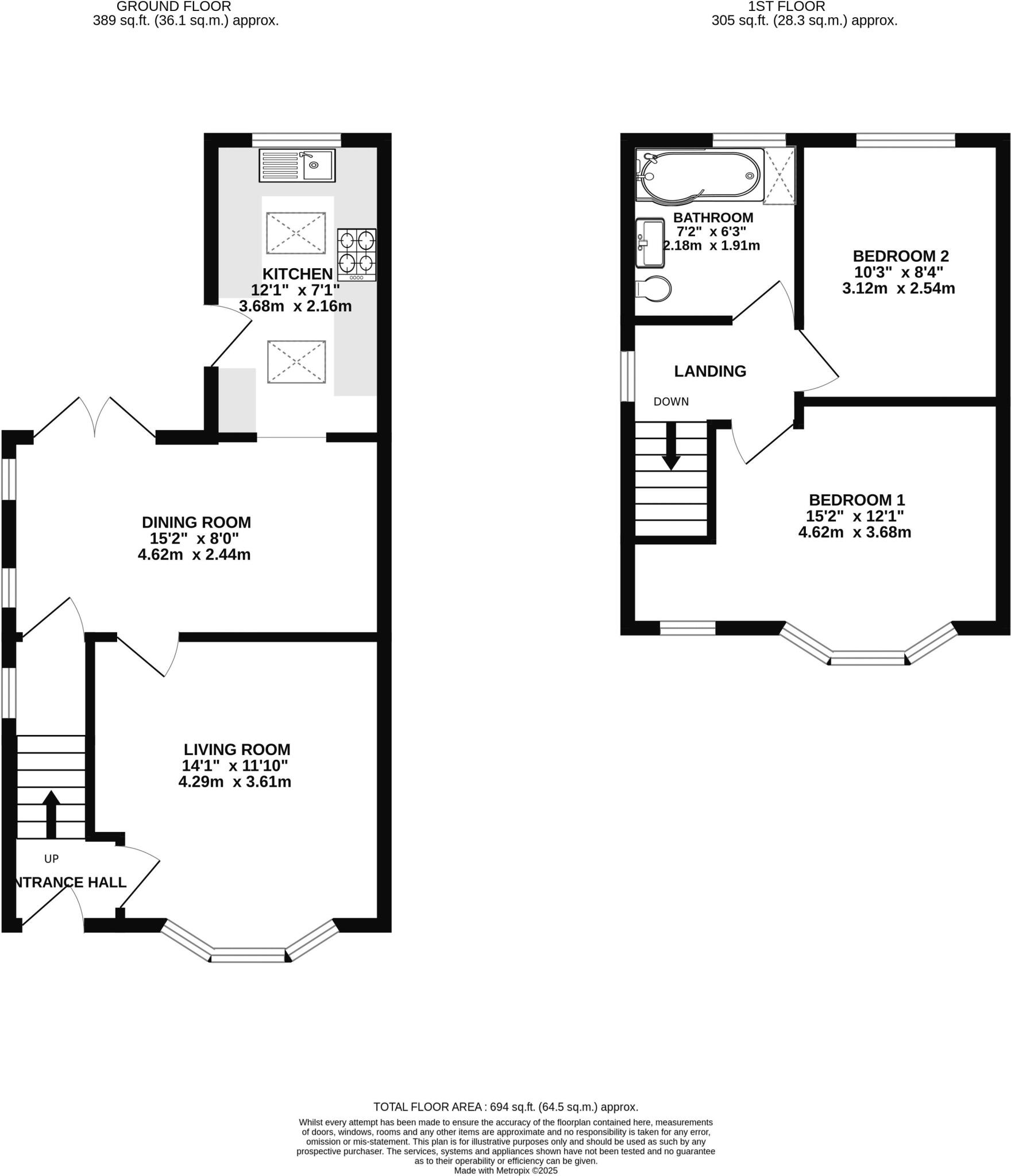 Melwood Grove, Acomb, York YO26 5RF floorplan