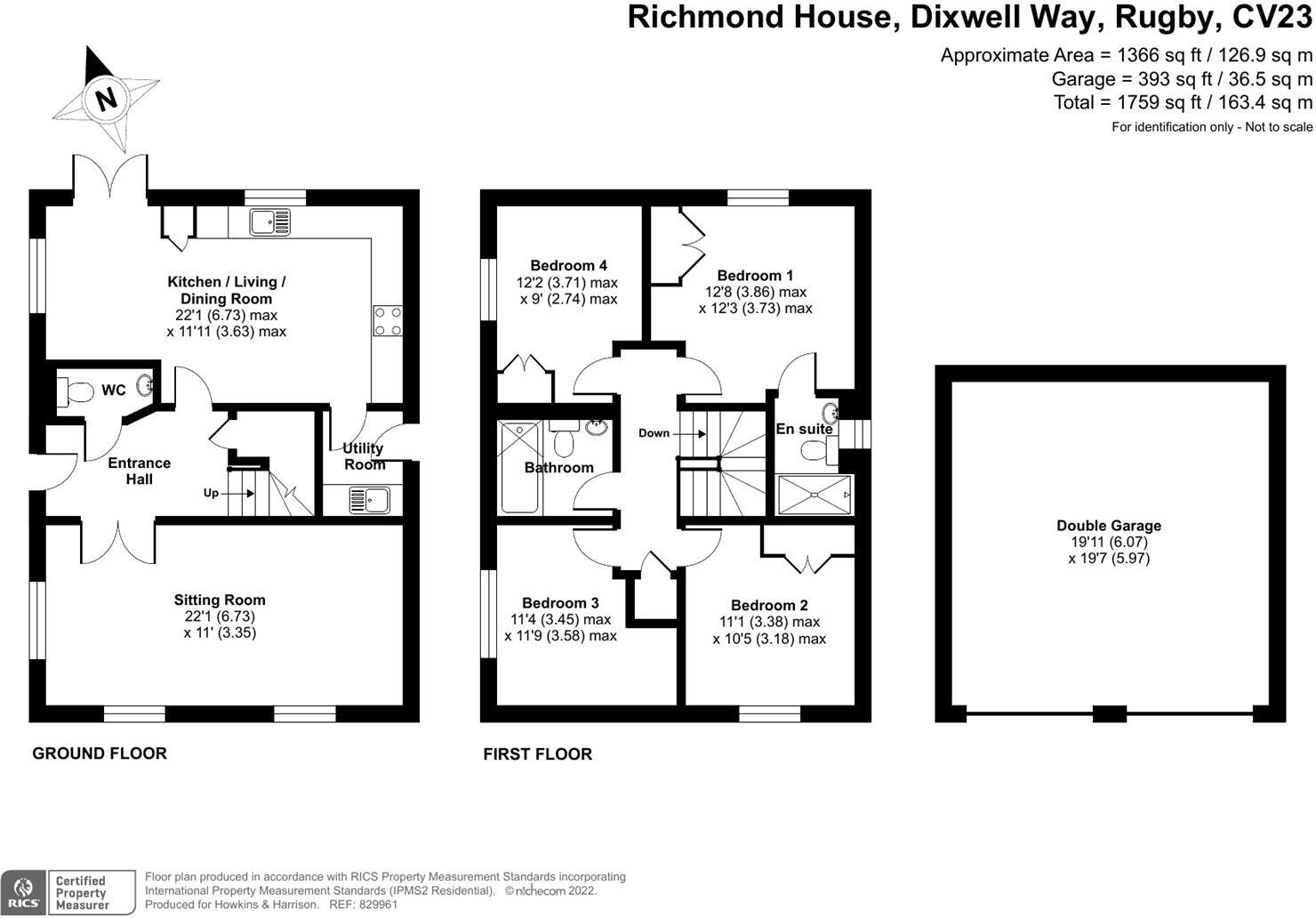 Dixwell Way, Rugby, CV23 floorplan
