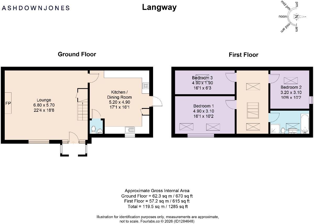 Langway, Millbridge Lane, Gatebeck, LA8 0DU floorplan