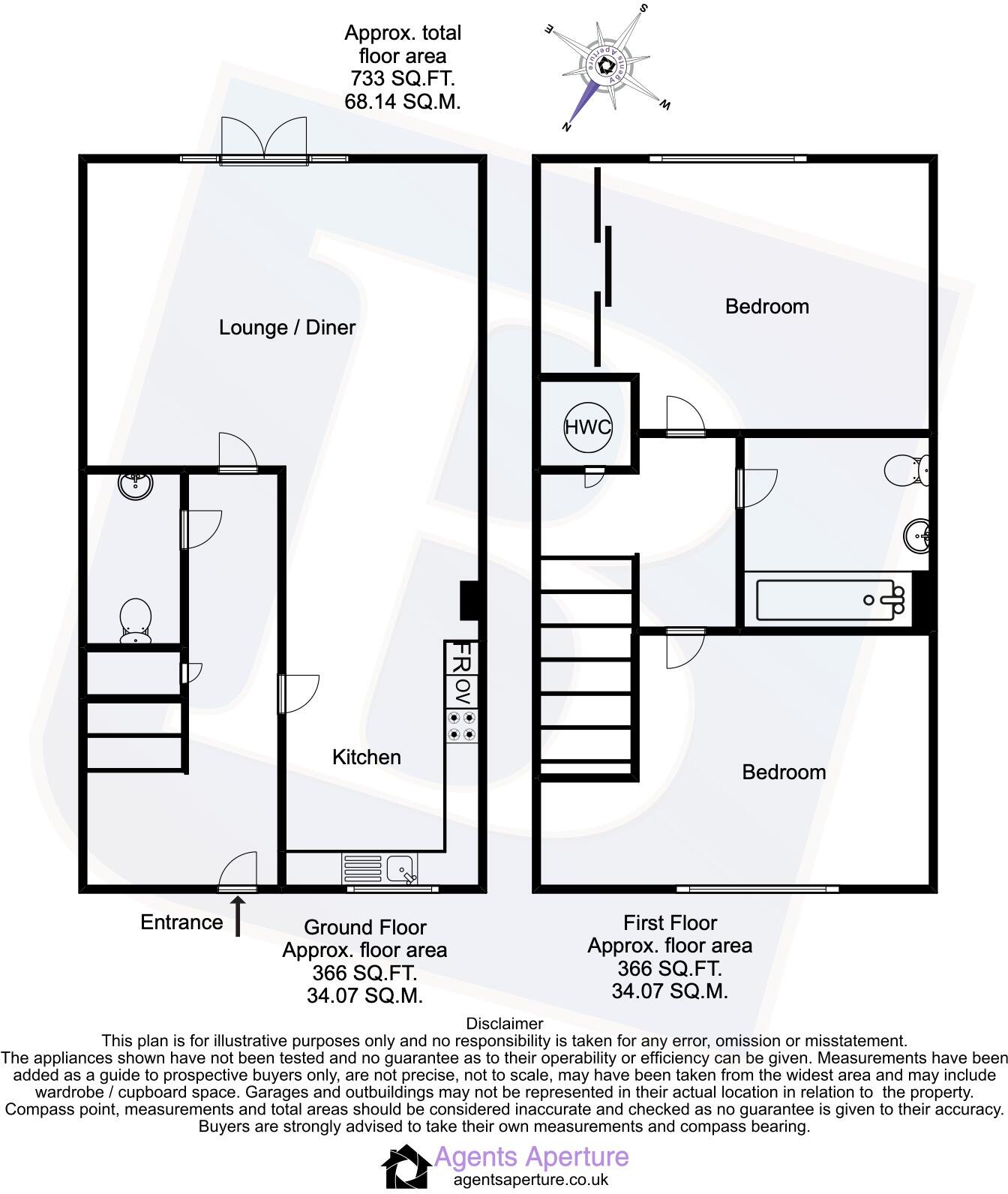 Egbert Close, Hornchurch, RM12 floorplan