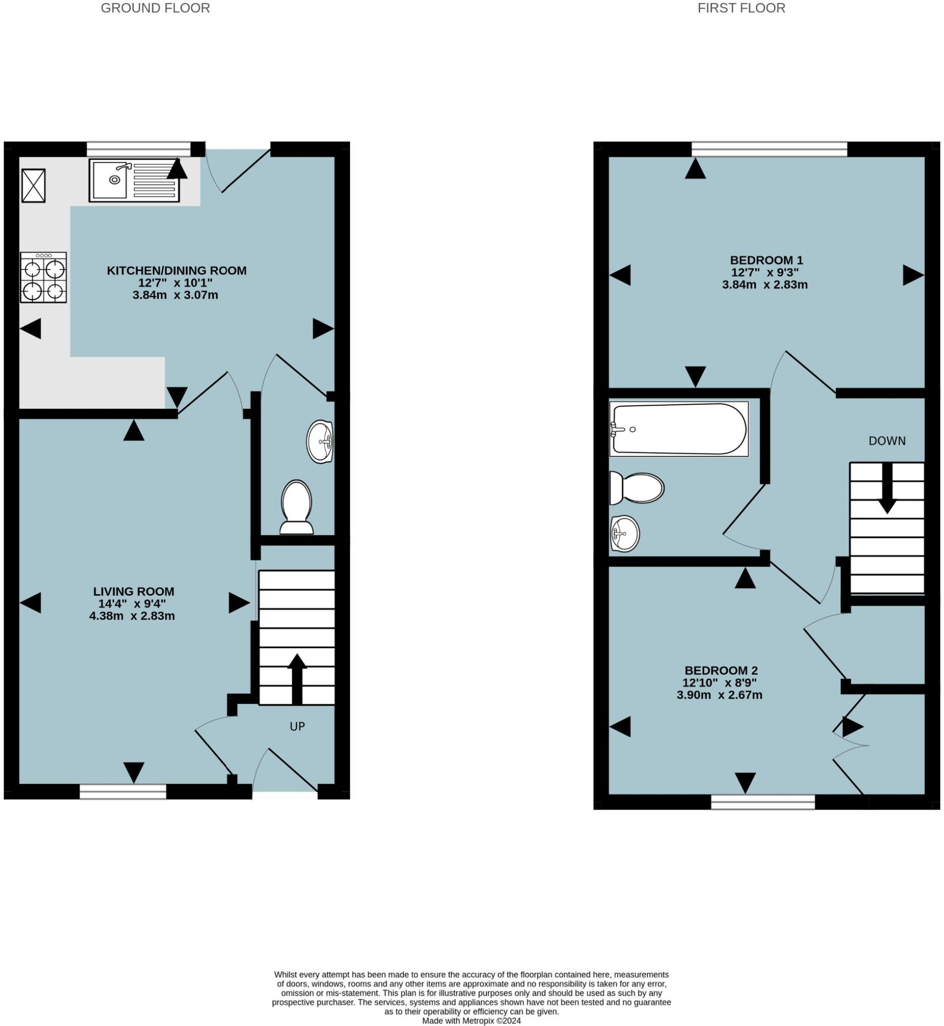 Tannery Close, South Molton floorplan
