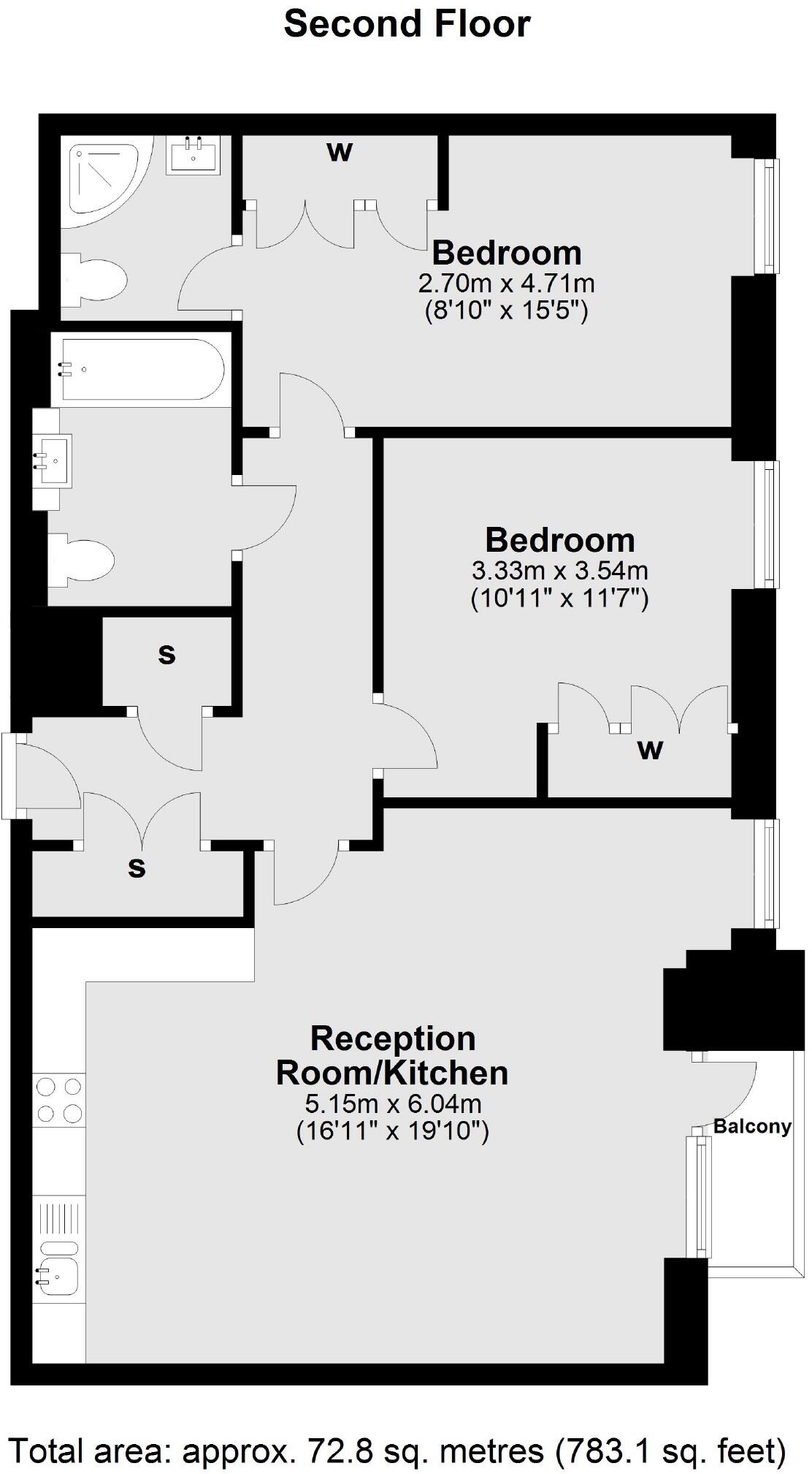 Friend Street, Angel floorplan