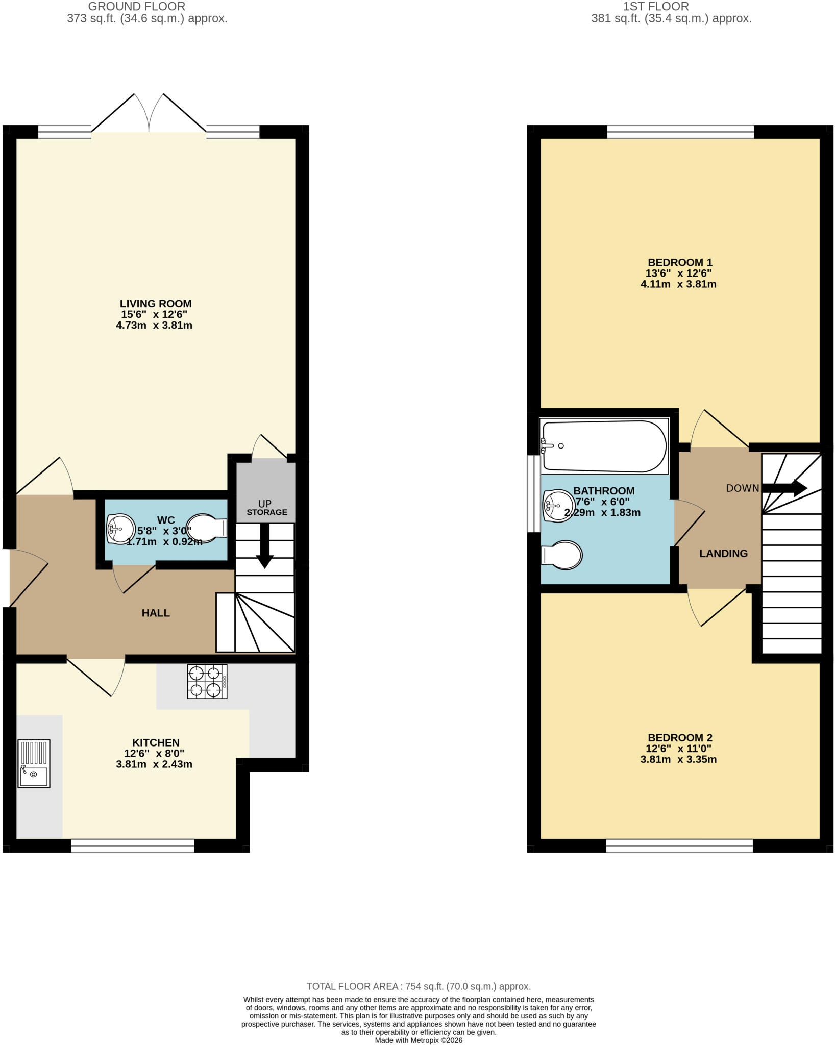 St Clements Road, Parkstone, Poole, BH15 floorplan