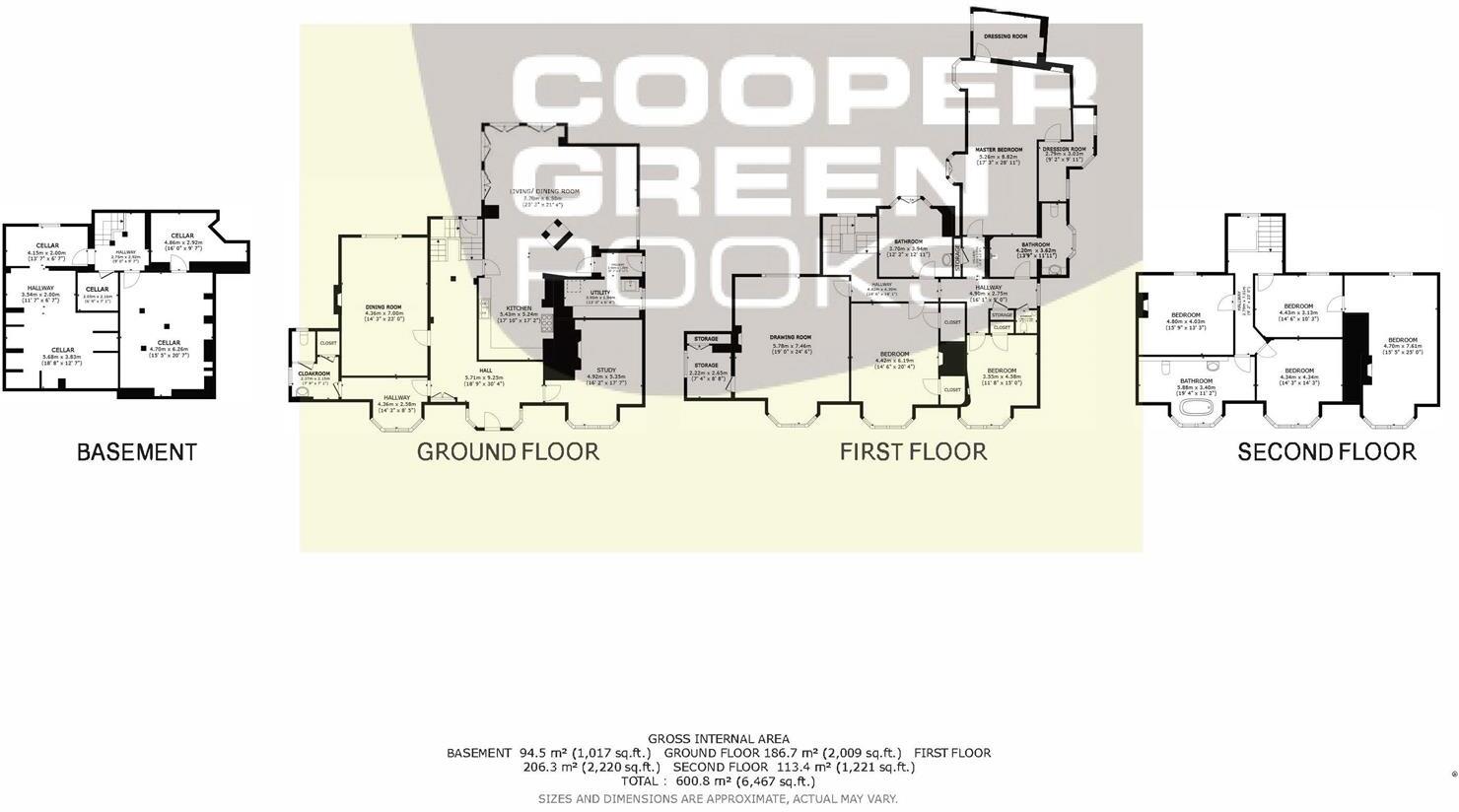 Castle Gates, Shrewsbury floorplan