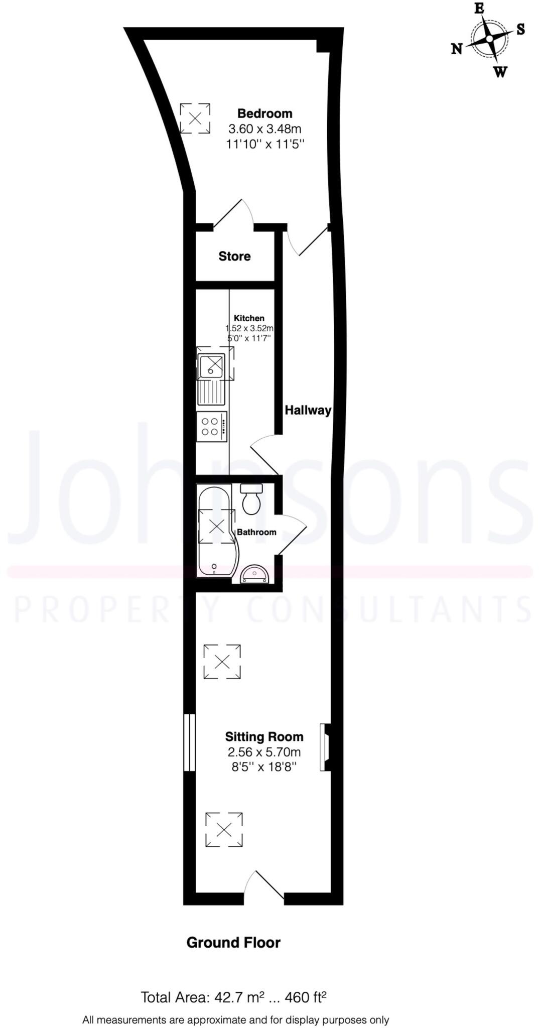 Brick Kiln Street, The Old Sweet Shop Brick Kiln Street, WR11 floorplan
