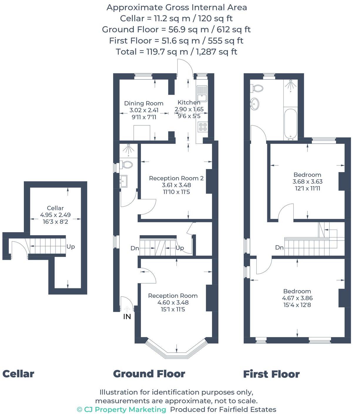 Woodford Road, Central Watford, WD17 floorplan