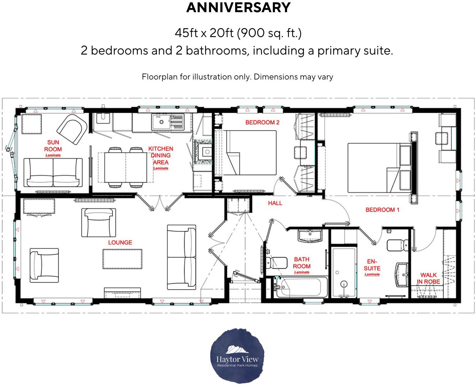 13, Fistral Retreat,
Trevemper,
Rosecliston,
Newquay
TR8 5JT floorplan