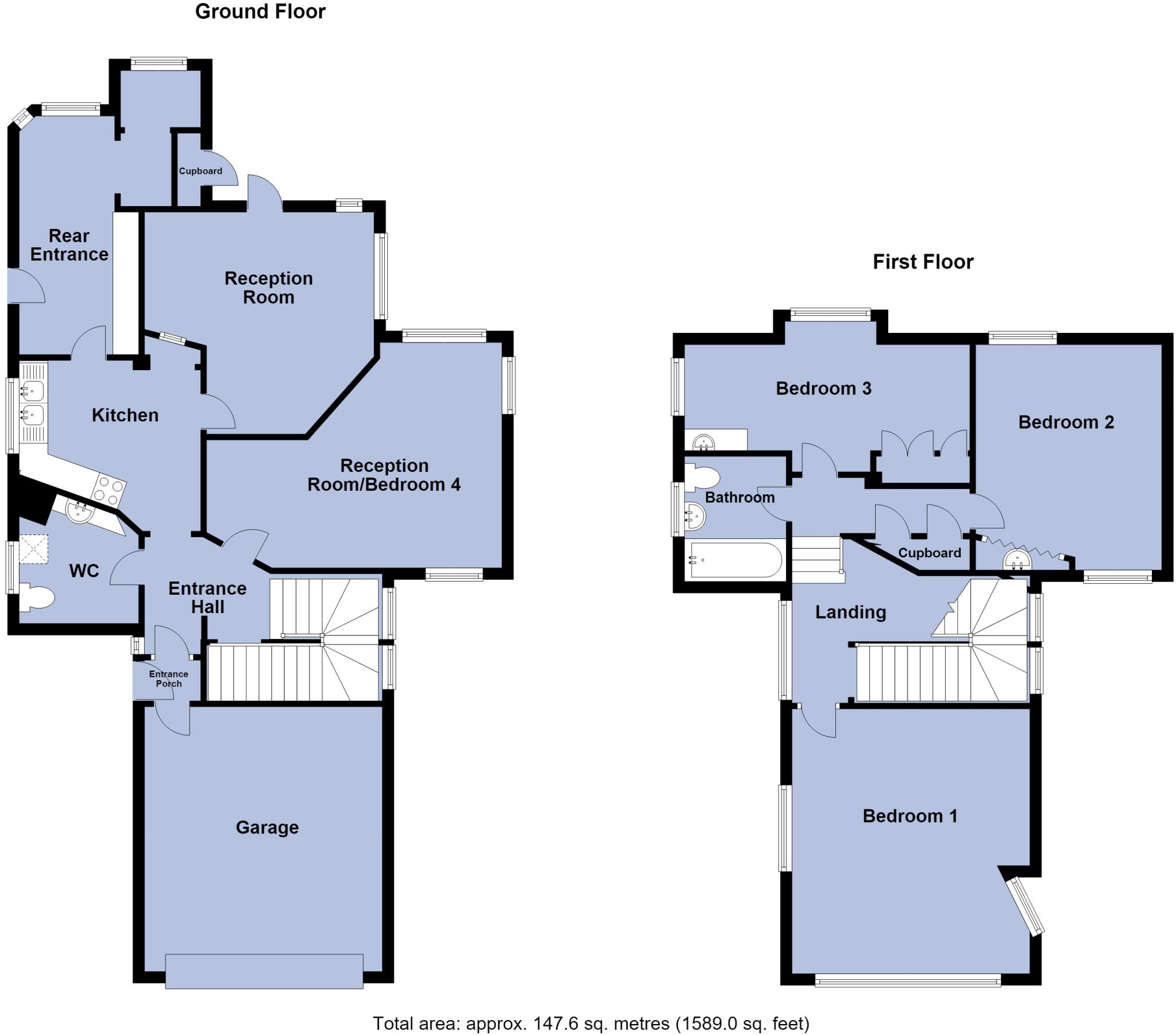 Orchard Road, March, Cambs, PE15 9DD floorplan