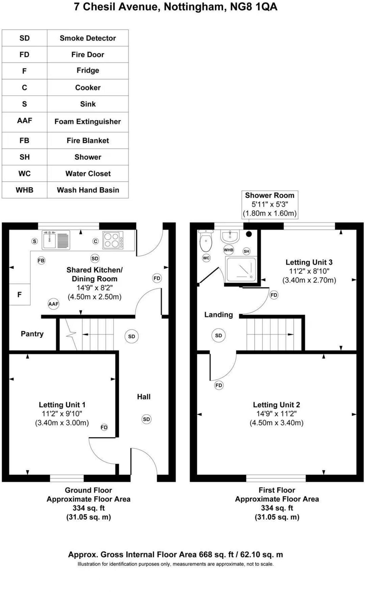 Chesil Avenue, Nottingham floorplan