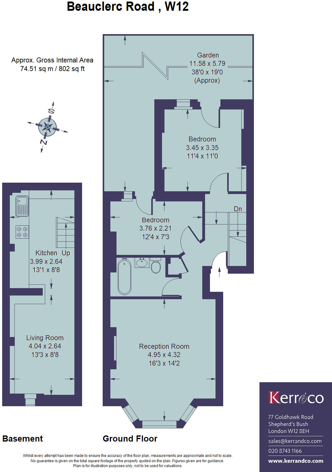 Beuclerc Road, Hammersmith W6 floorplan