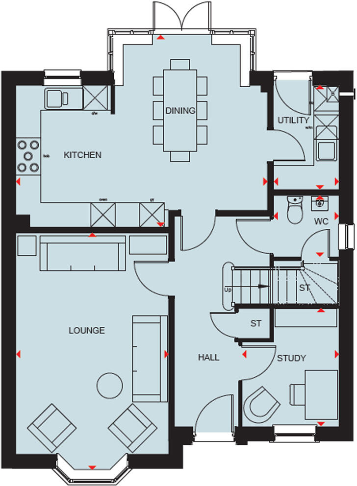 Ilkley Road, 
Burley in Wharfedale, 
West Yorkshire, 
LS29 7HR floorplan