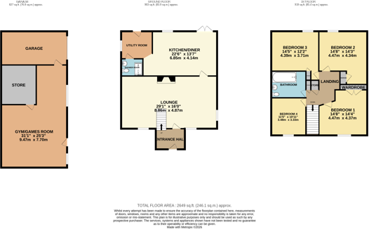 Ely Road, Queen Adelaide, Ely, Cambridgeshire, CB7 floorplan