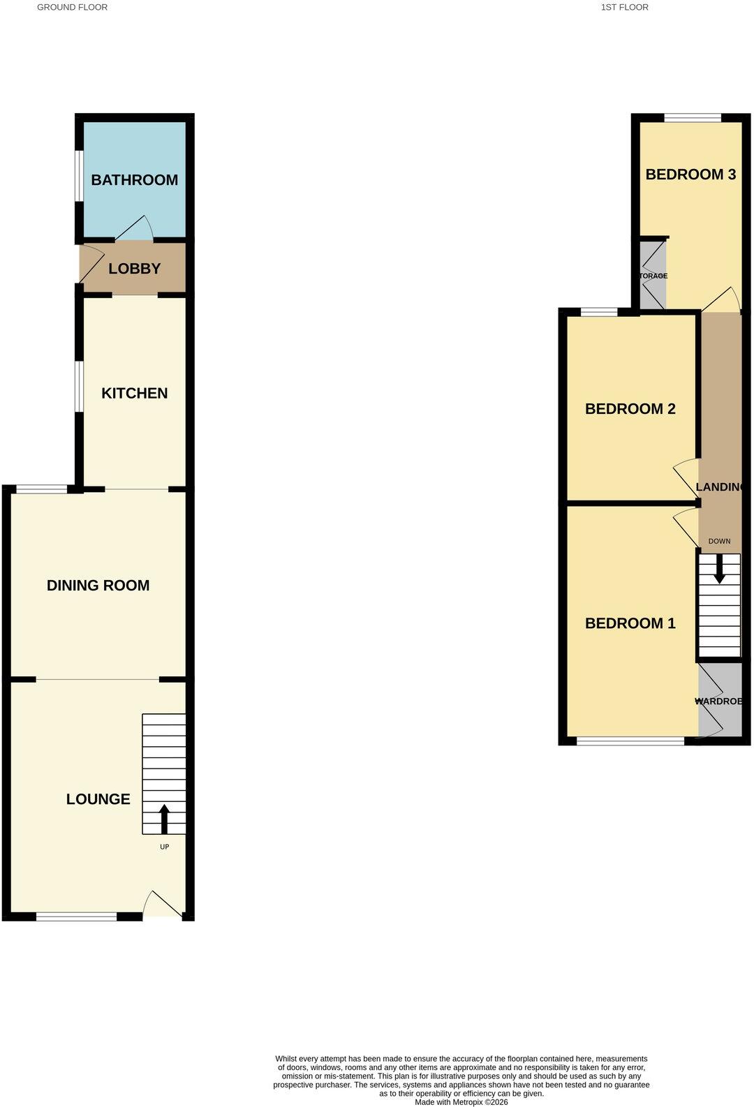 Duke Street, Creswell, WORKSOP, S80 floorplan