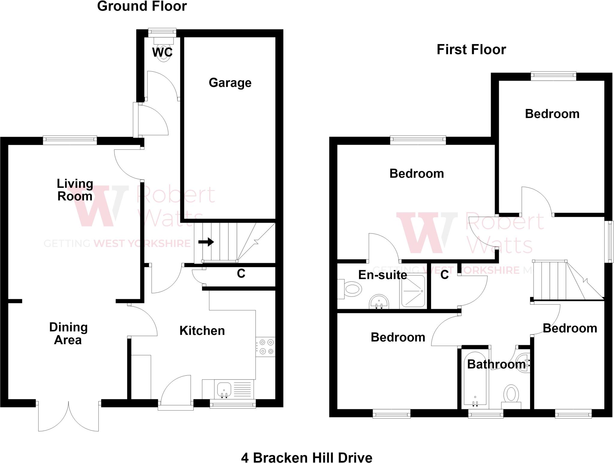 Bracken Hill Drive, Off Hollybank Road, Bradford, BD7 floorplan