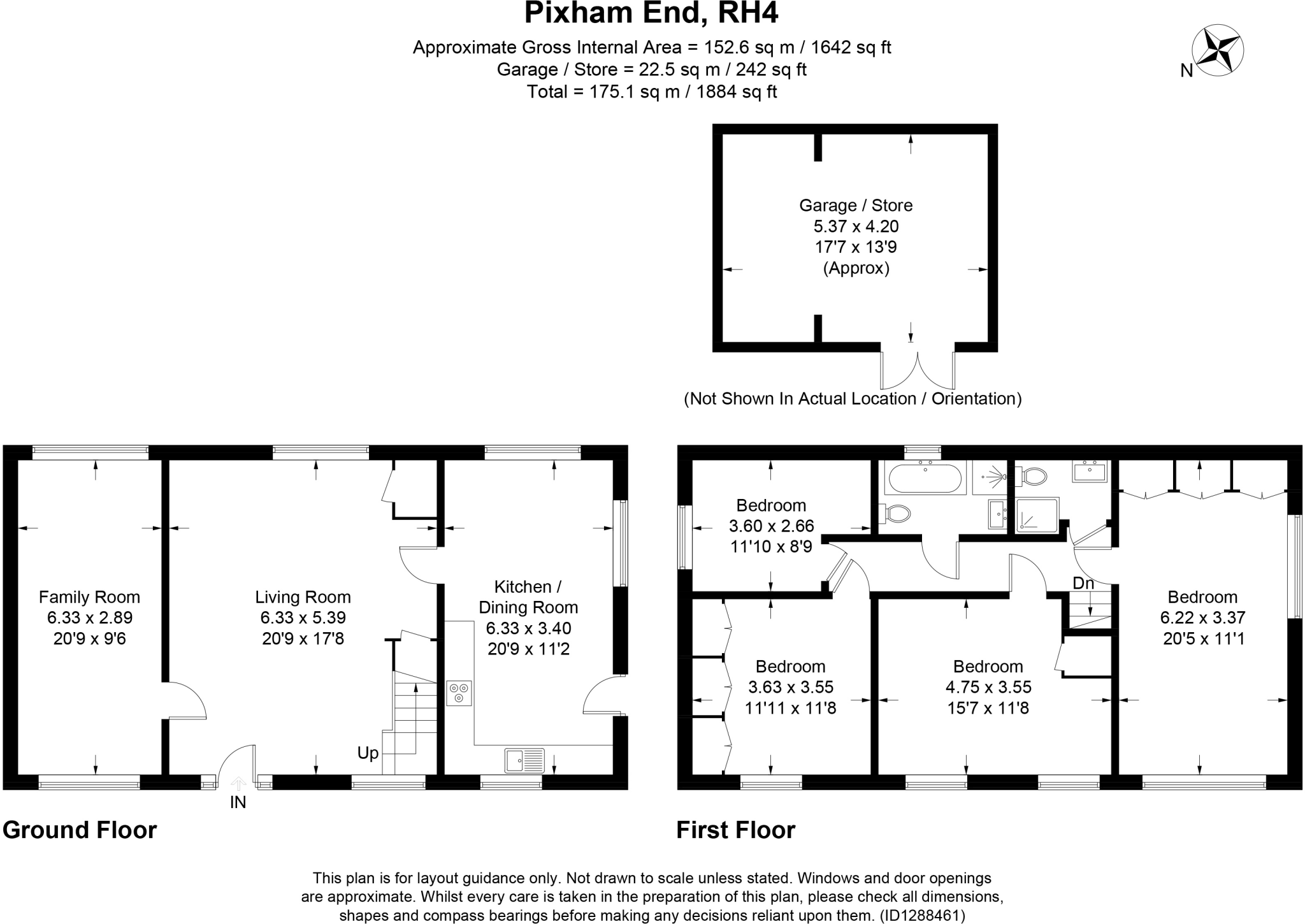 Pixham Lane, Dorking floorplan