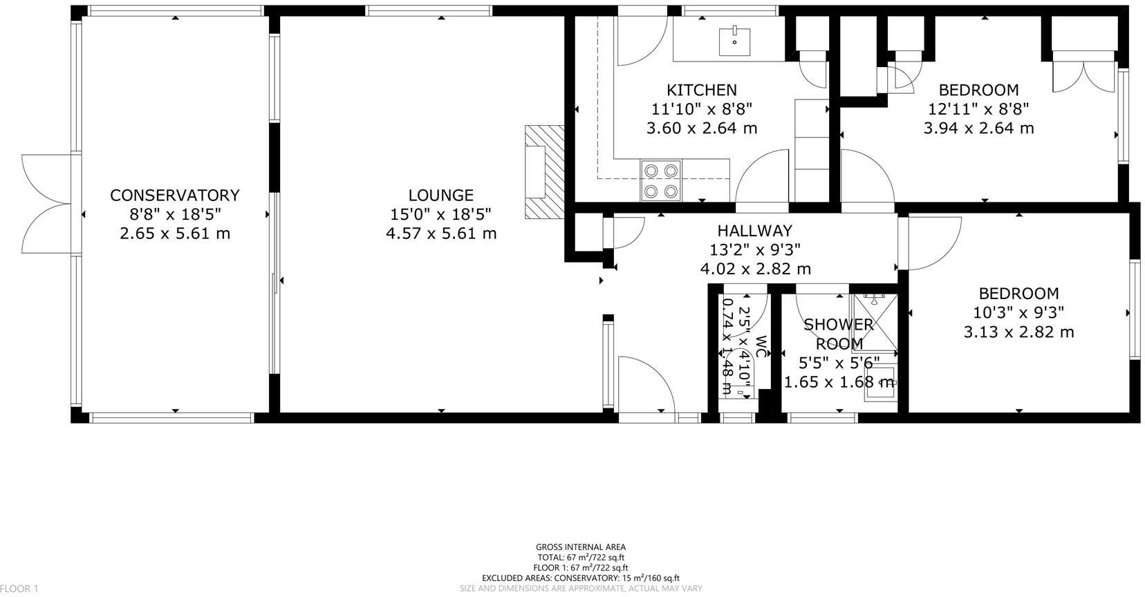 Anglesey Avenue, Hailsham floorplan