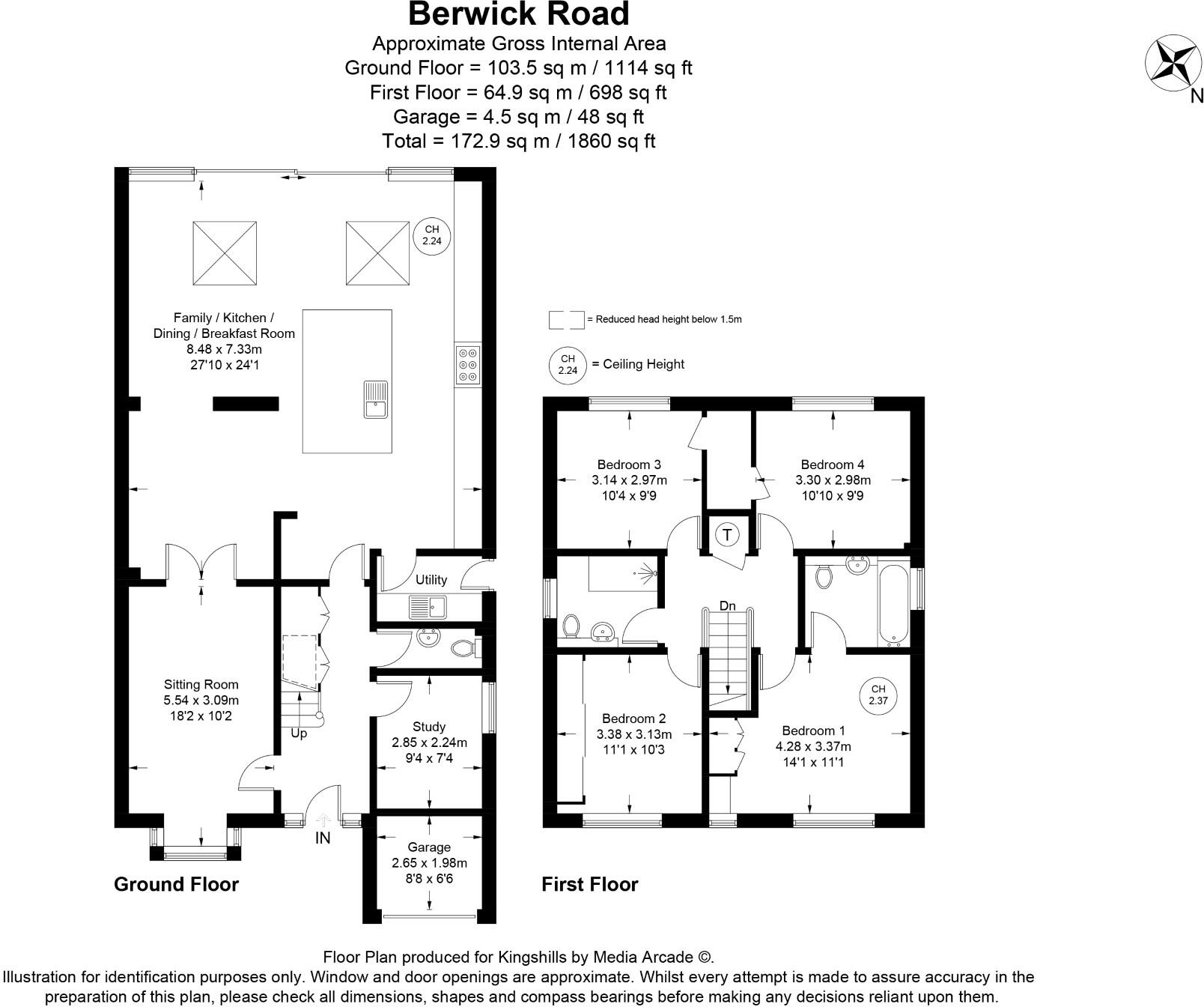 Berwick Road, Marlow, Buckinghamshire, SL7 3AS floorplan