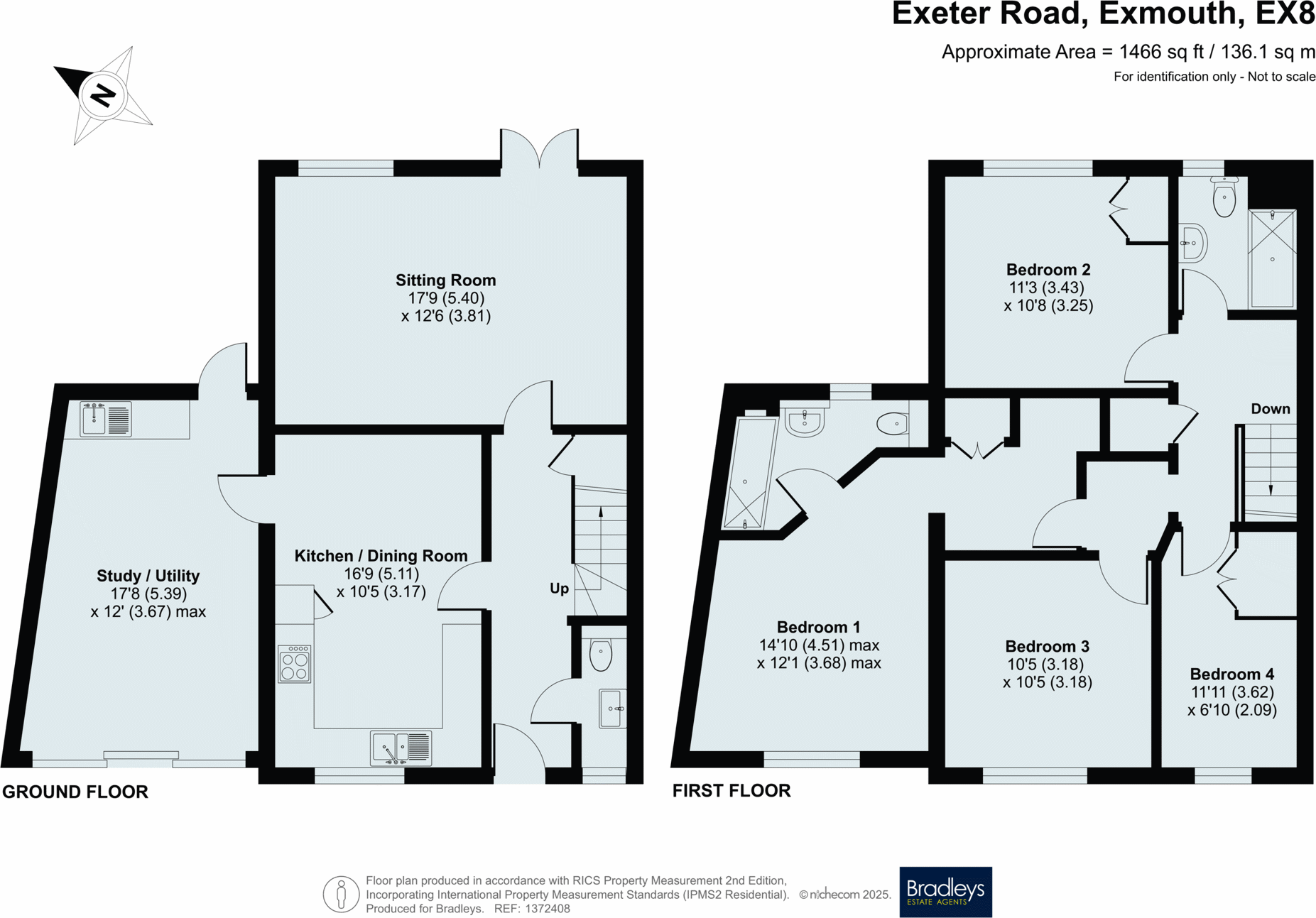 Victoria Gardens, Exeter Road, Exmouth, Devon floorplan