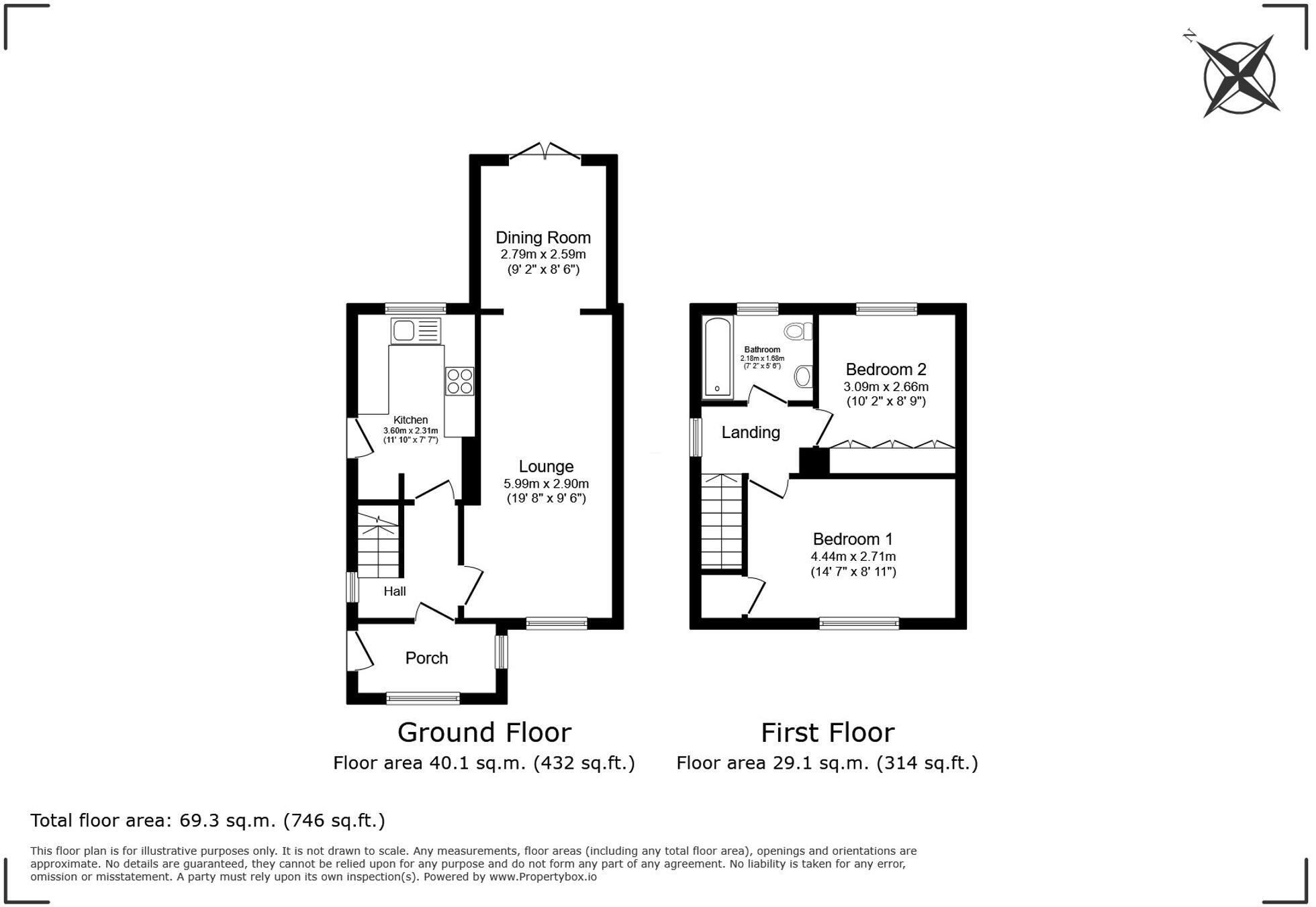Cefn Road, Cardiff, CF14 floorplan