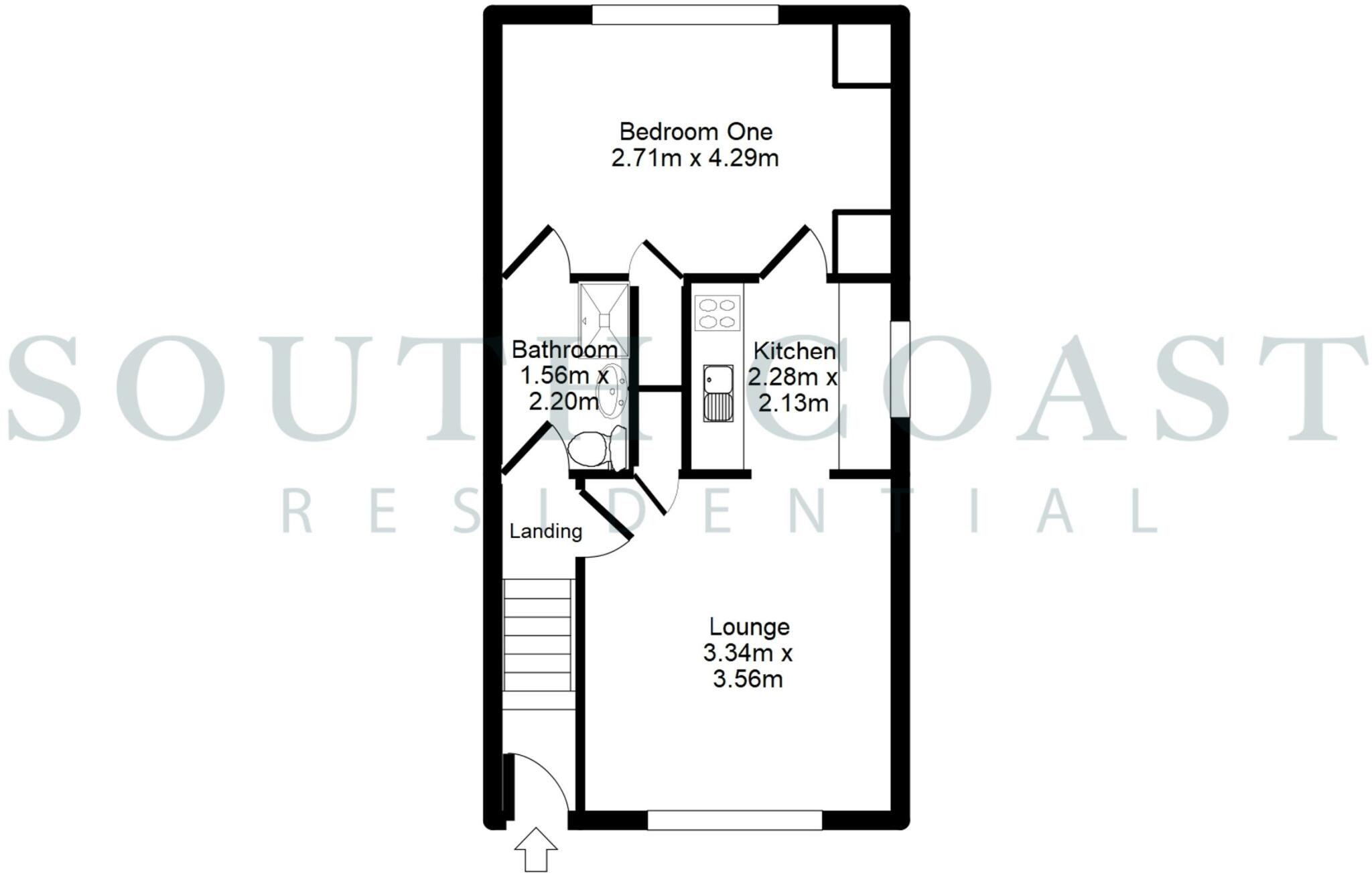 Iford Close, Newhaven floorplan