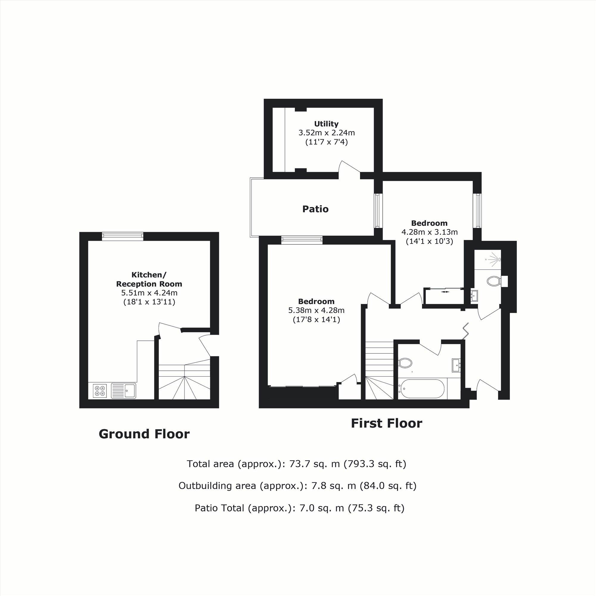 Rutland Gate, South Kensington floorplan