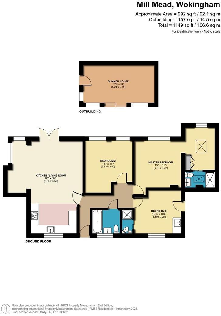 Mill Mead, Wokingham, Berkshire, RG41 1EW floorplan