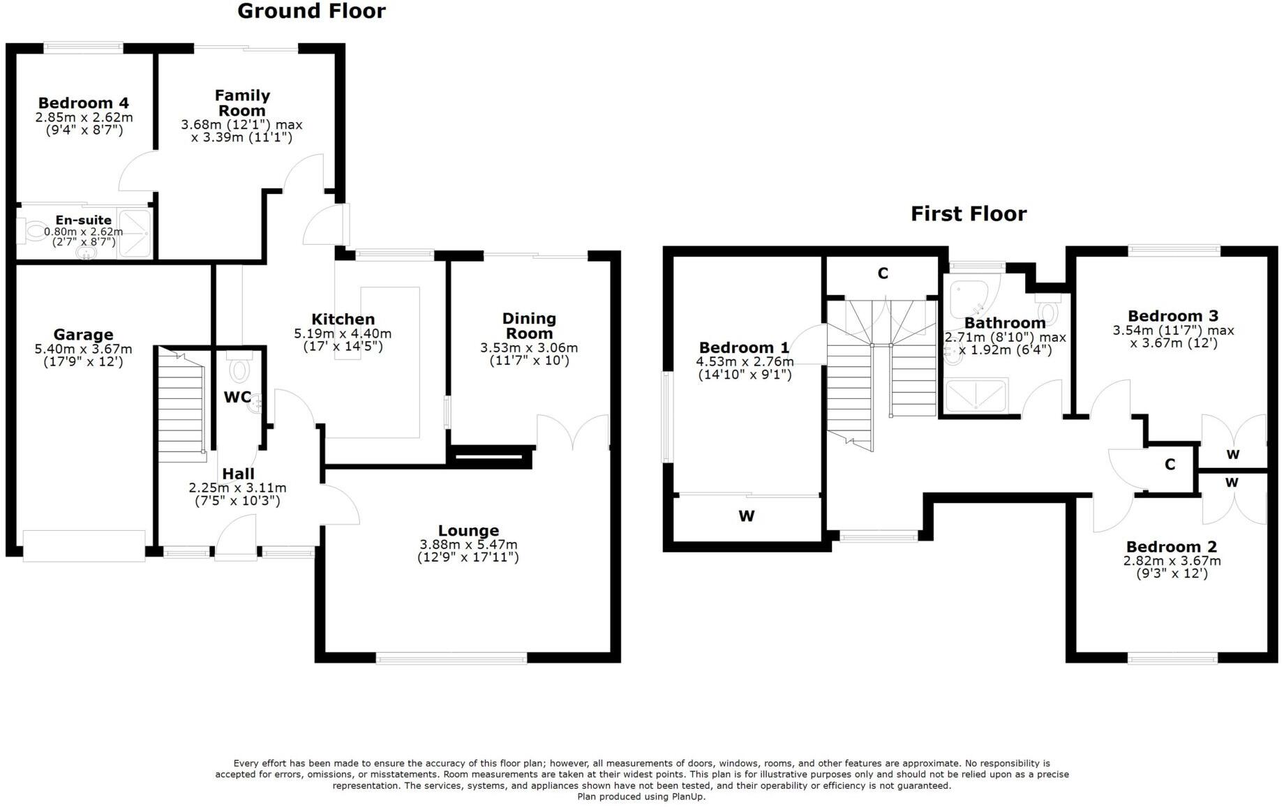 13 Raillies Road, Largs, KA30 8QZ floorplan