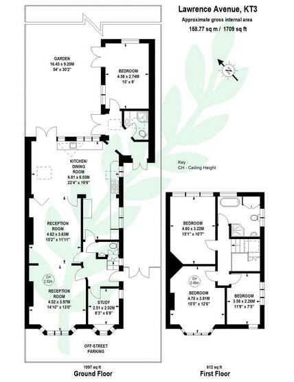 Lawrence Avenue, New Malden, KT3 floorplan