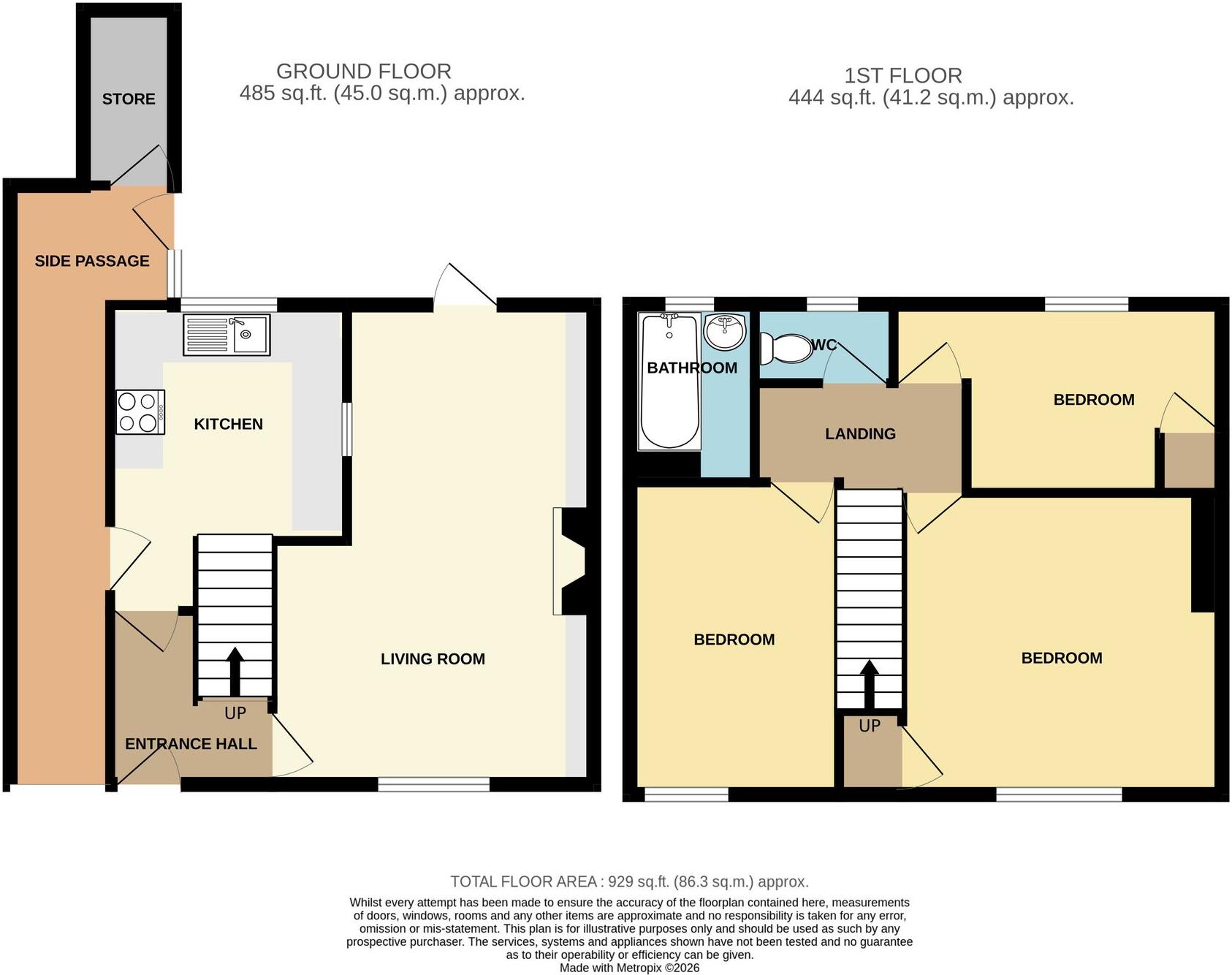 Penlea Avenue, Bridgwater, TA6 floorplan