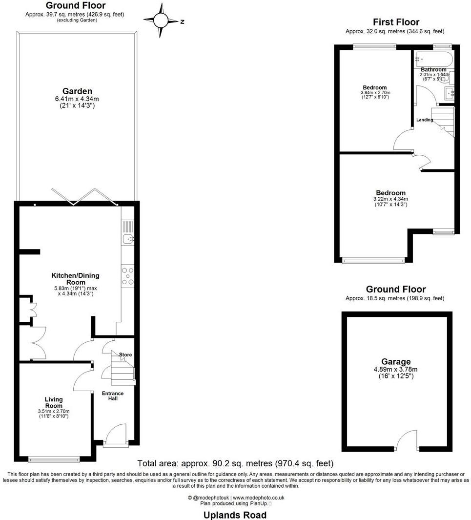 Uplands Road, Woodford Green floorplan