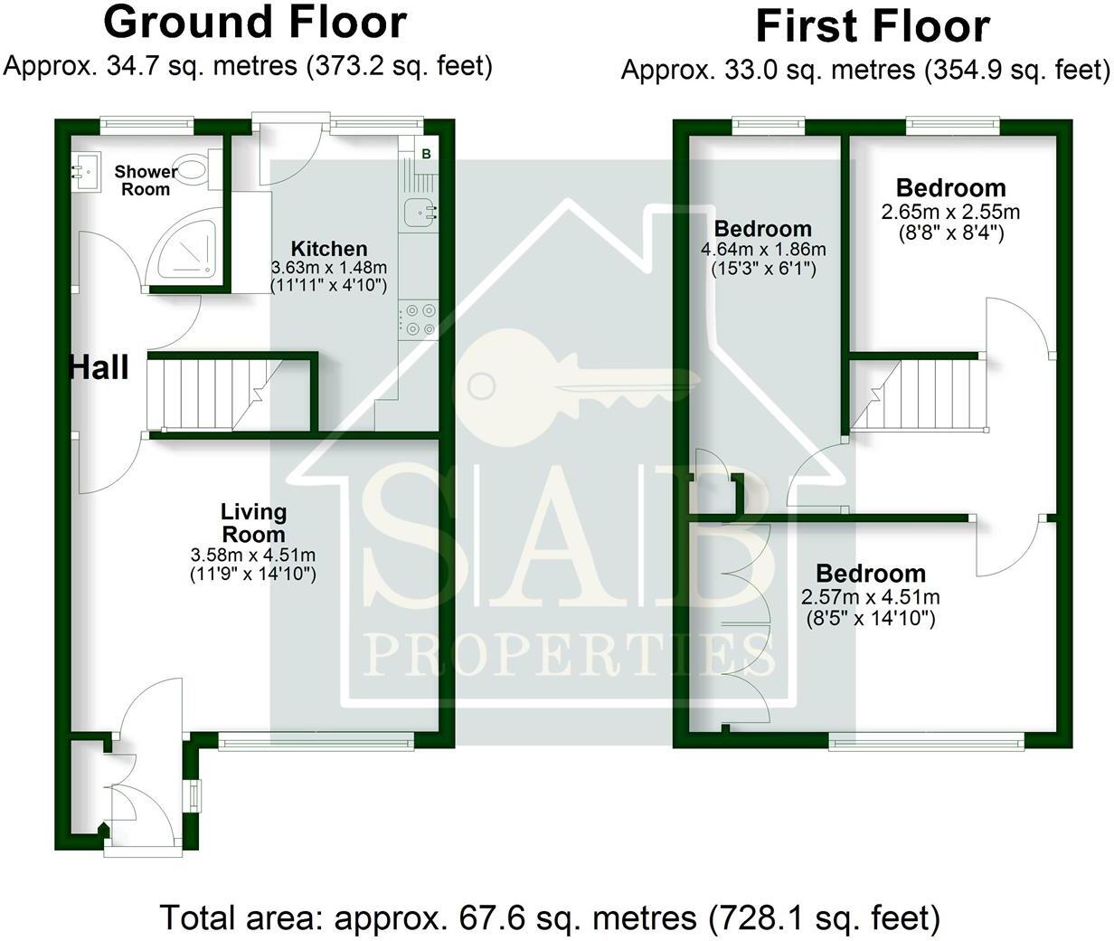 Dale Avenue, Nottingham floorplan