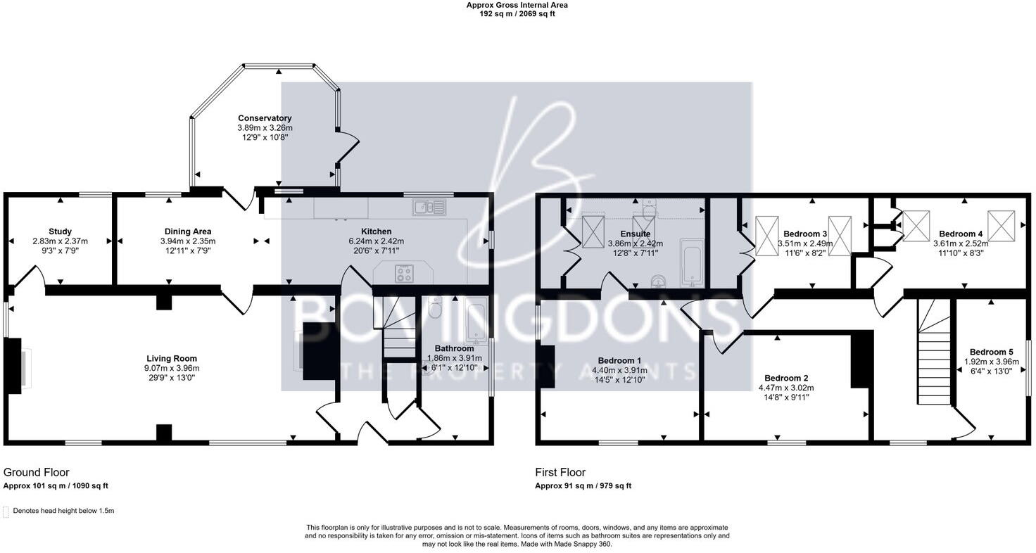Qua Fen Common, Soham floorplan