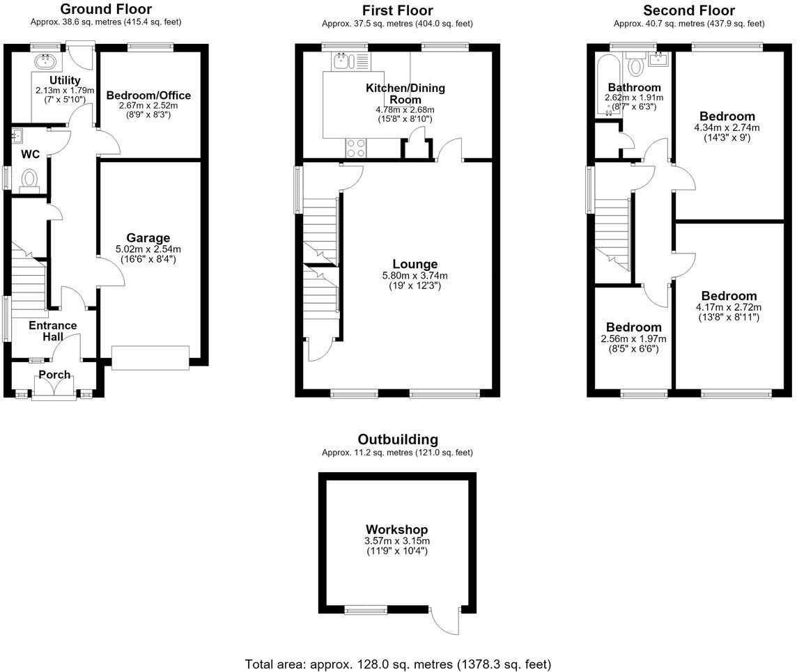 Leyburne Road, Dover, CT16 floorplan