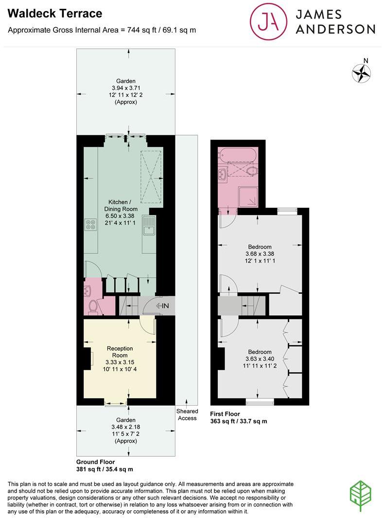Waldeck Terrace, East Sheen, SW14 floorplan