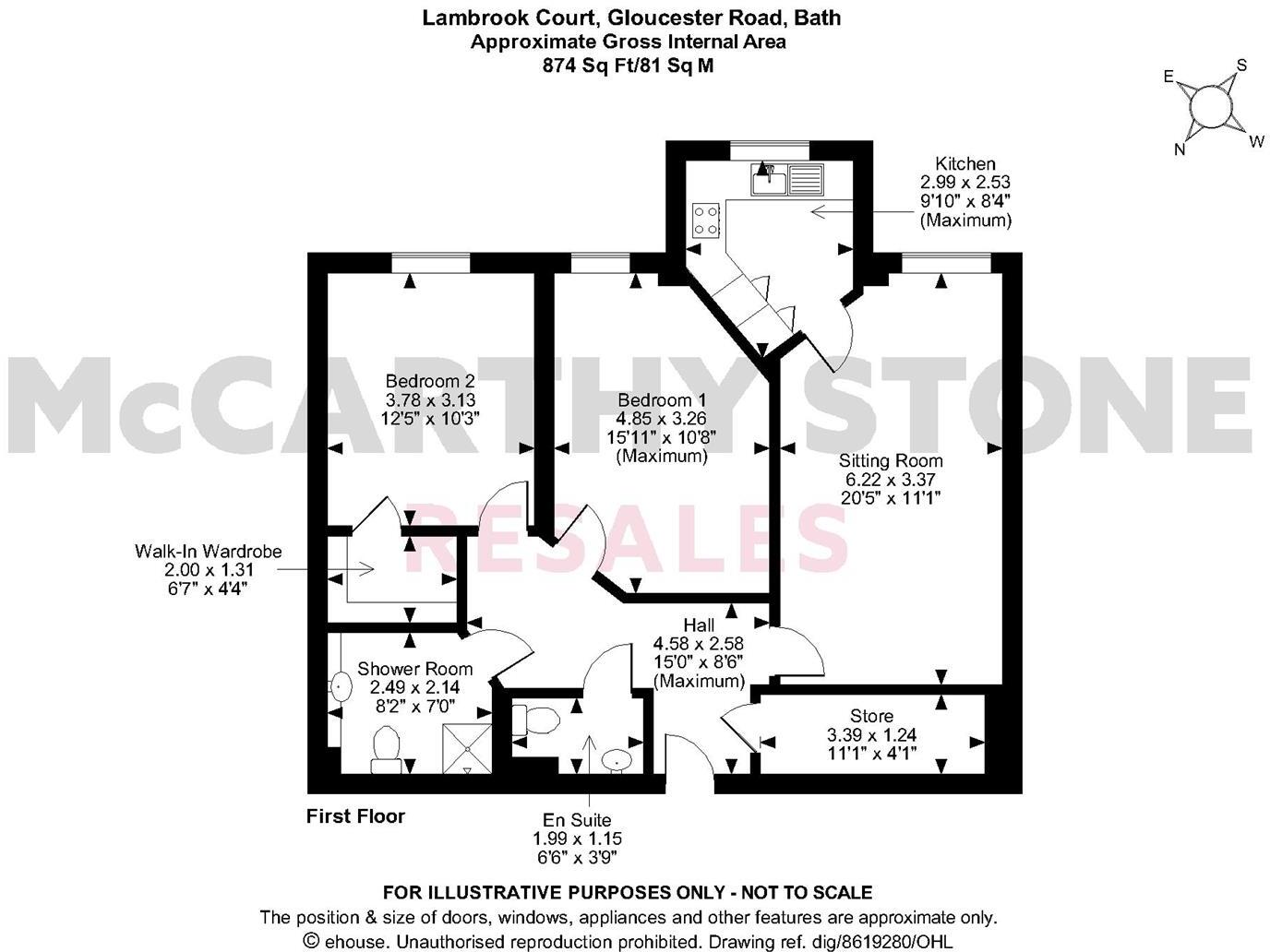 Lambrook Court, Gloucester Road, Larkhall, Bath floorplan