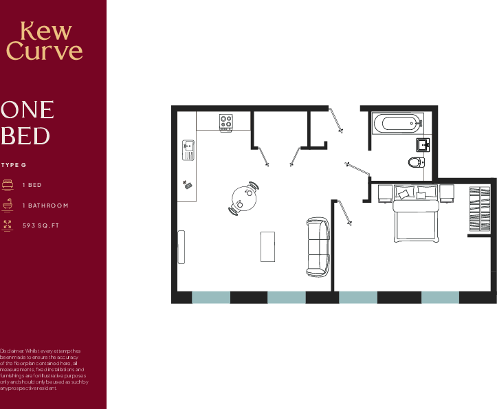 E-47,  Kew Curve, Capital Interchange Way, Brentford, TW8 floorplan