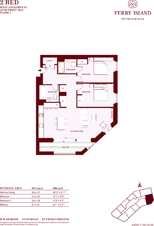 Ferry Island Related Argent, N17 floorplan