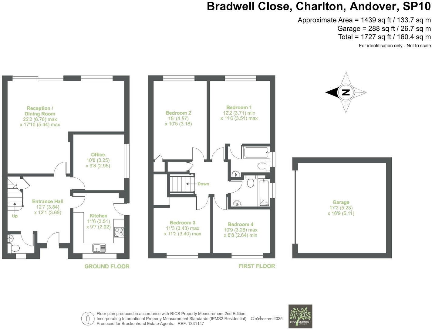 Bradwell Close, Charlton, Andover, SP10 4EL floorplan